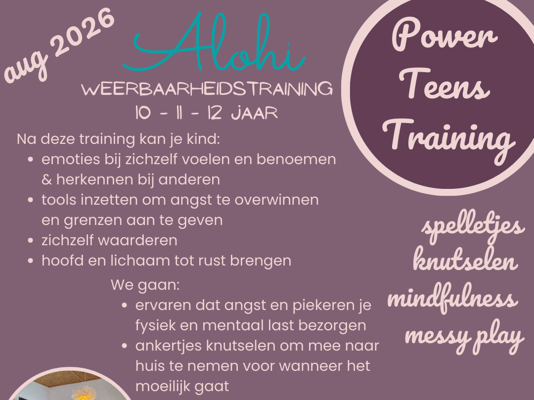 Power teens training weerbaarheidstraining (10-12 jaar)