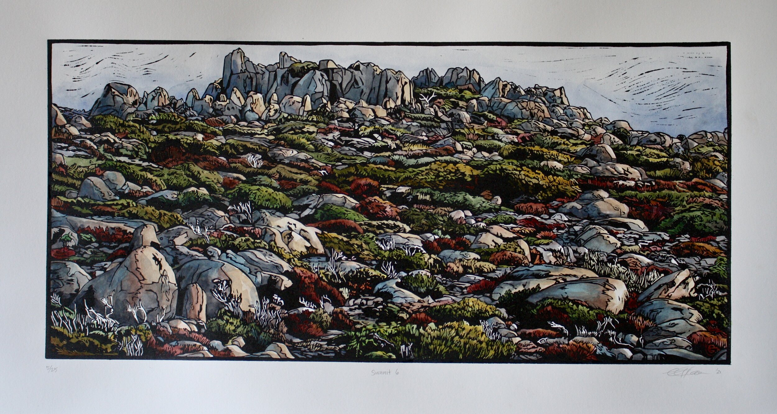 Grace Gladdish Tasmanian Artist kunanyi