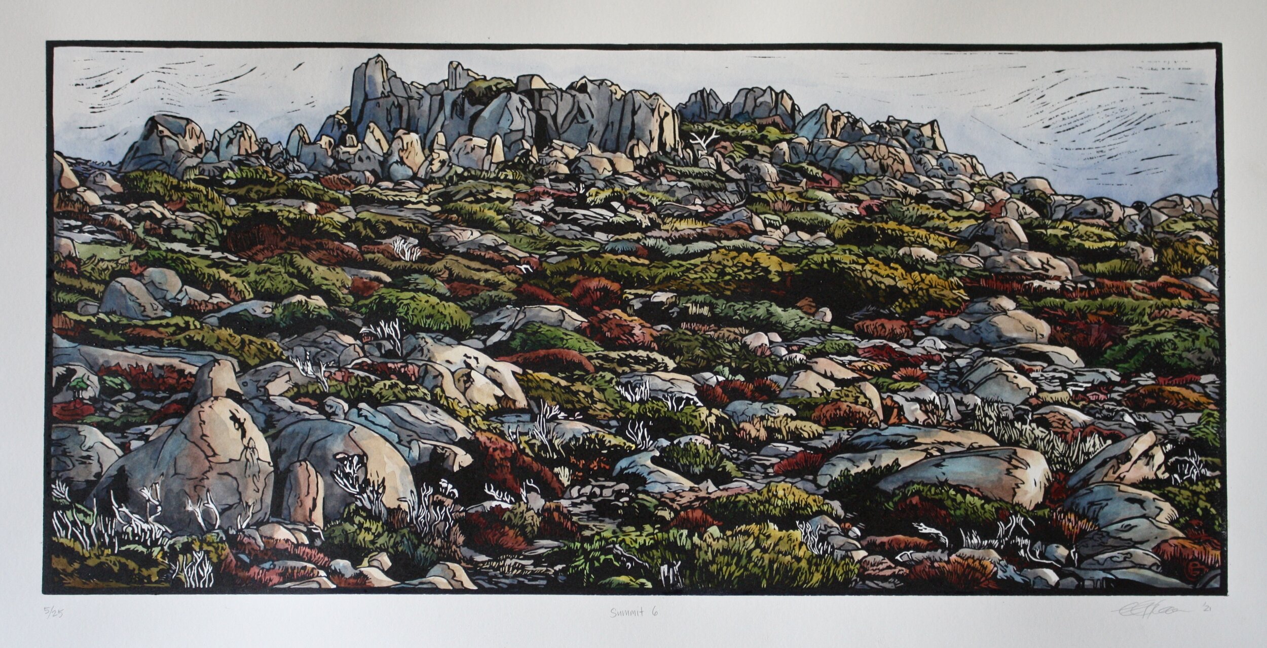 Grace Gladdish Tasmanian Artist kunanyi