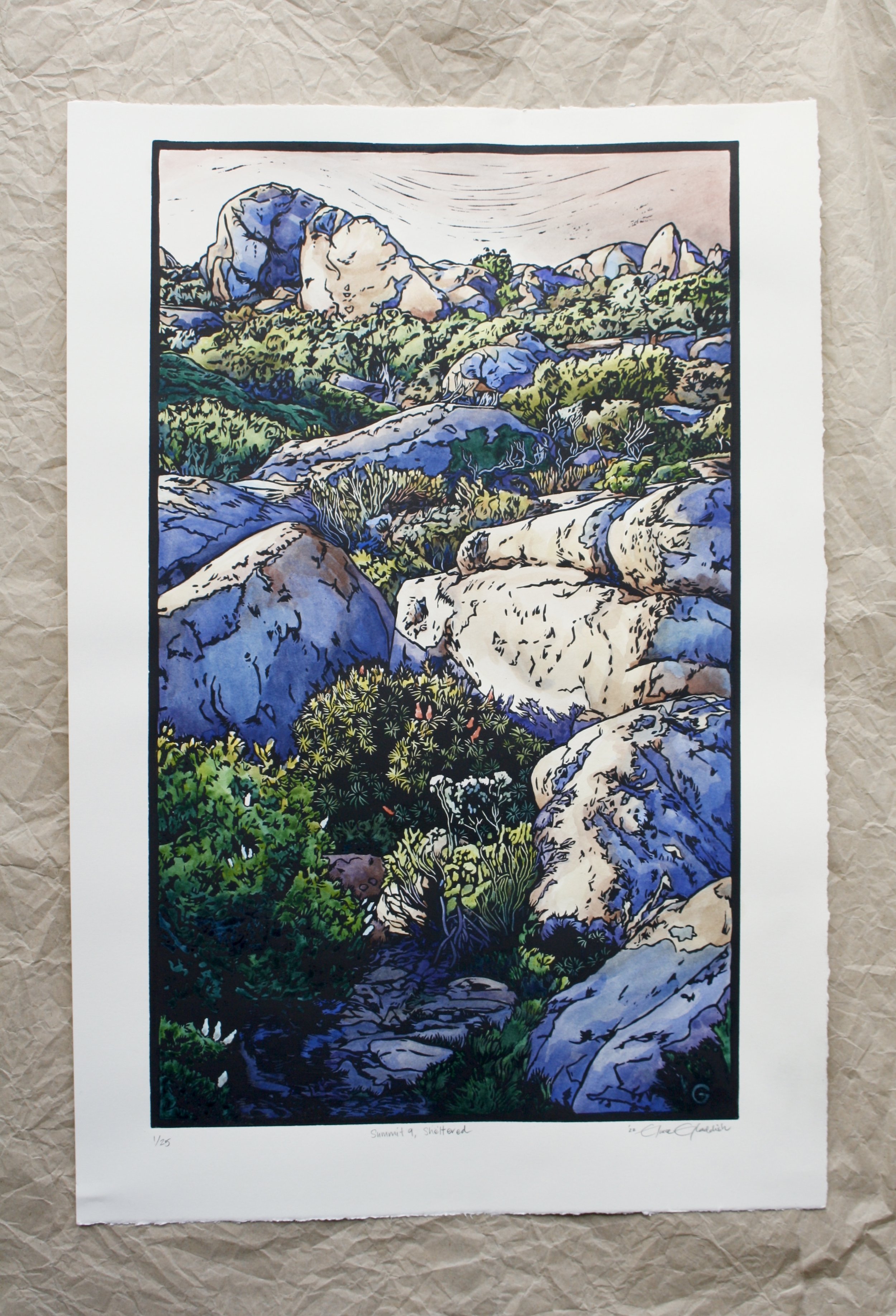 Grace Gladdish Tasmanian Artist kunanyi