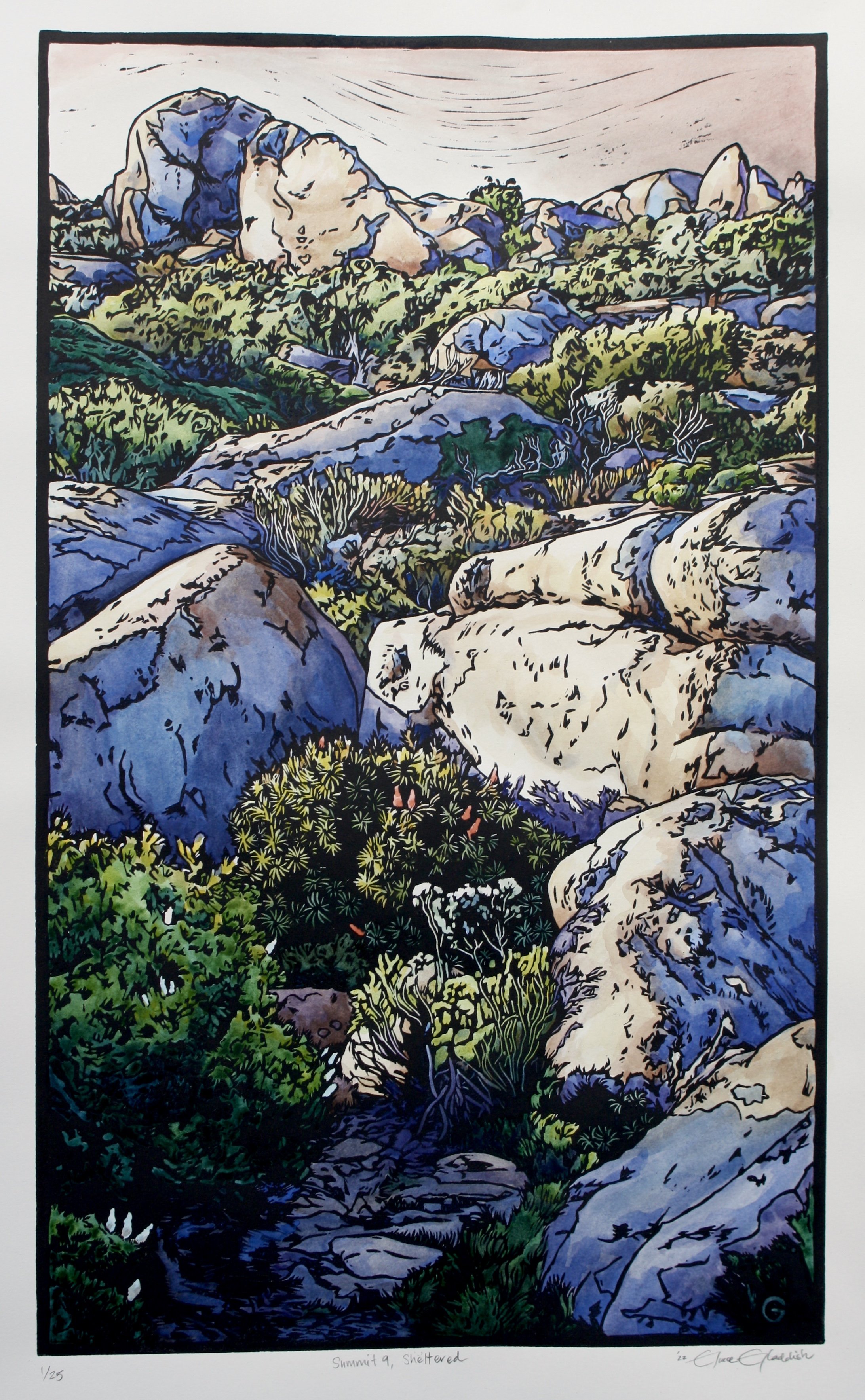 Grace Gladdish Tasmanian Artist printmaker
