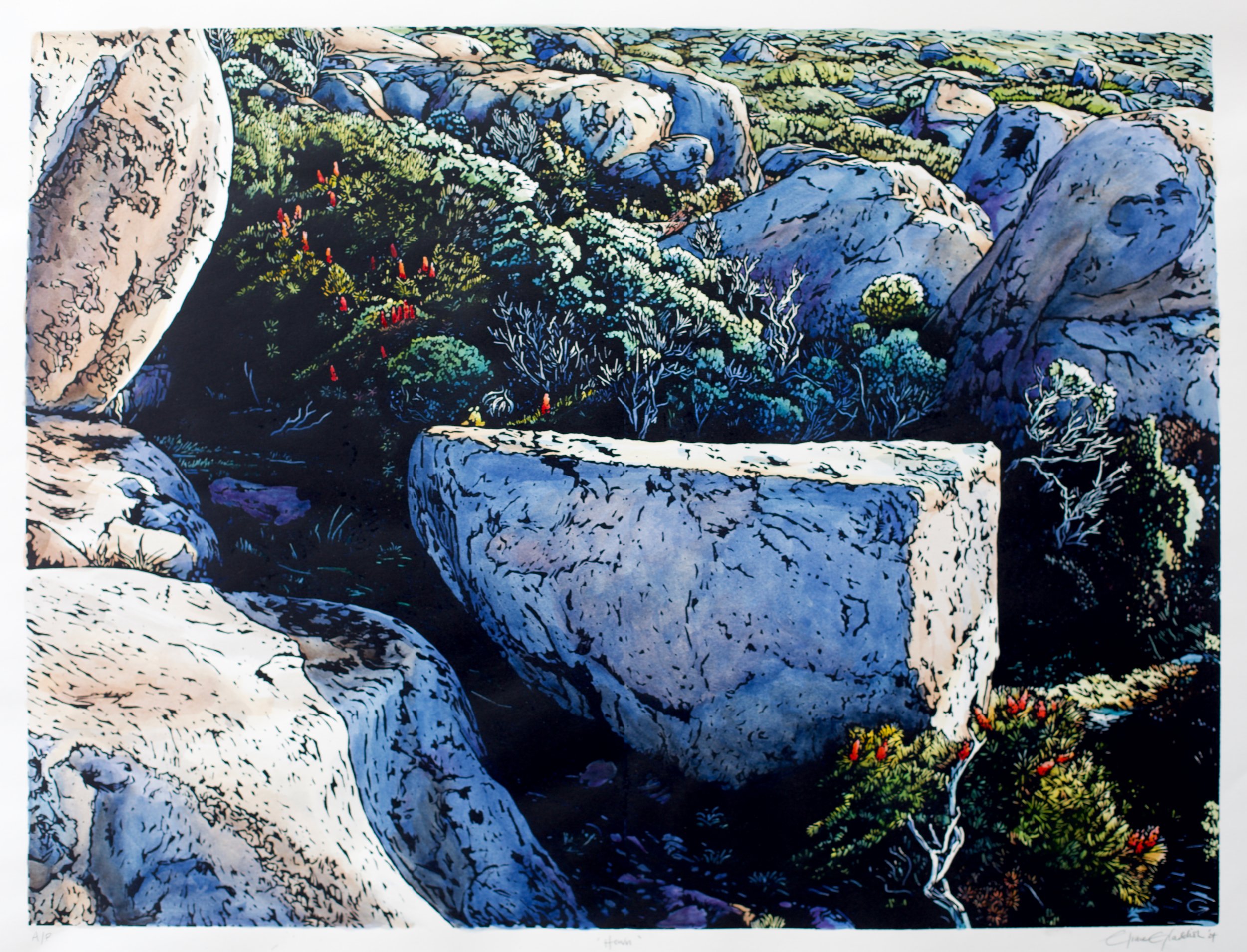 Grace Gladdish Tasmanian Artist printmaker