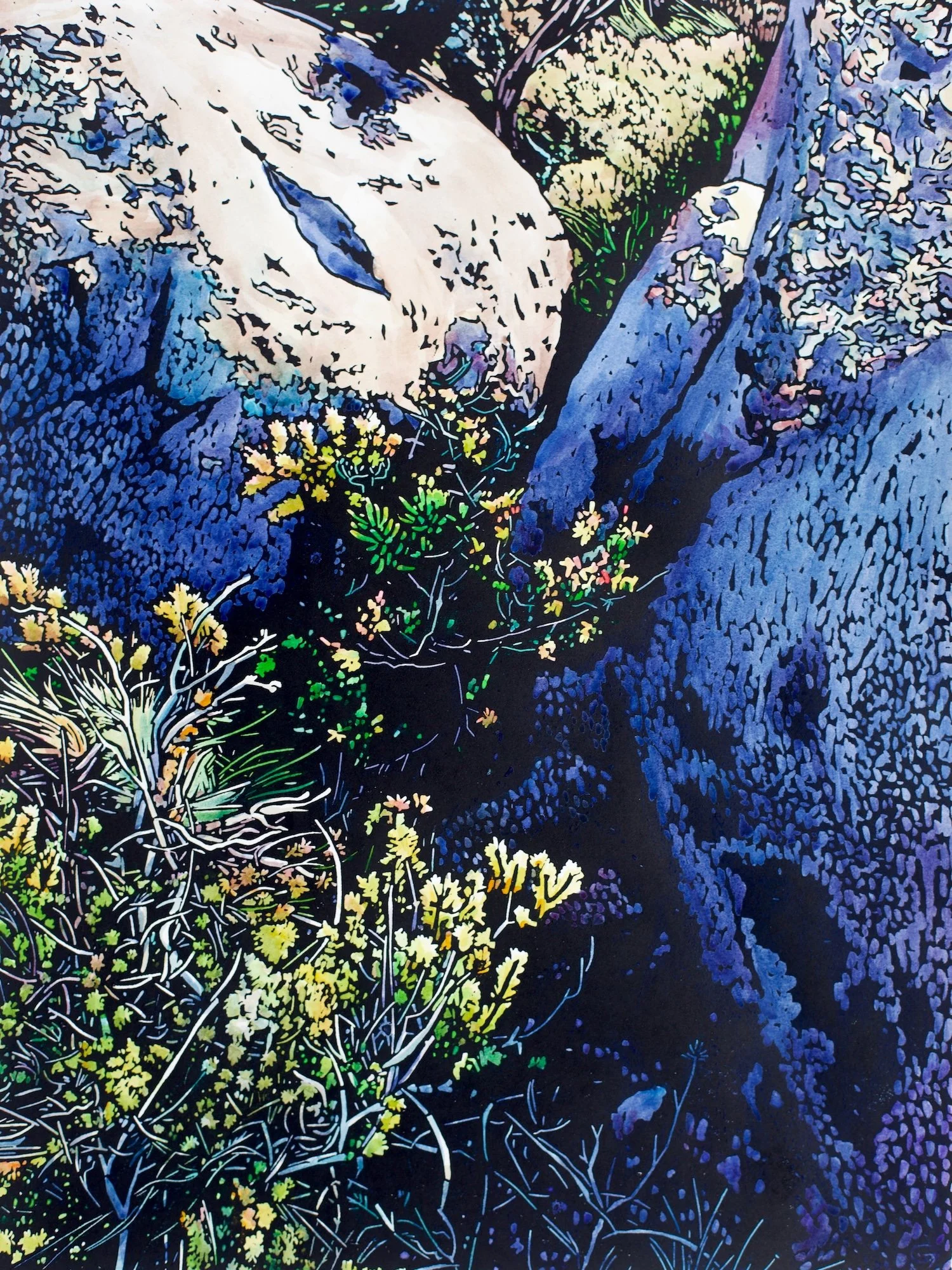 'Step In'  40 cm h x 30 cm w  Available at Blenheim Gallery 