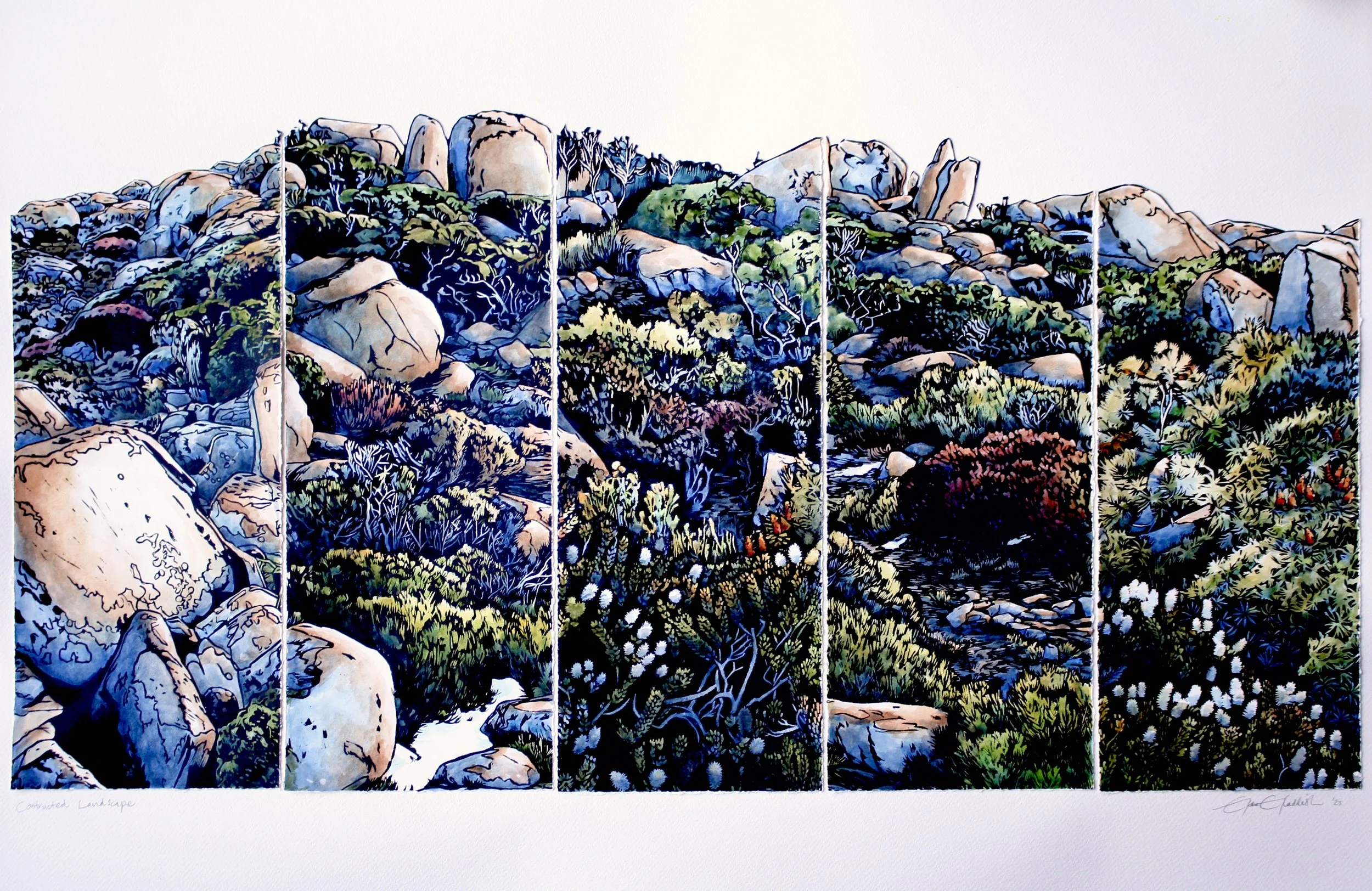 'Constructed Landscape'  2023
Finalist Henry Jones Art Prize 2023
SOLD