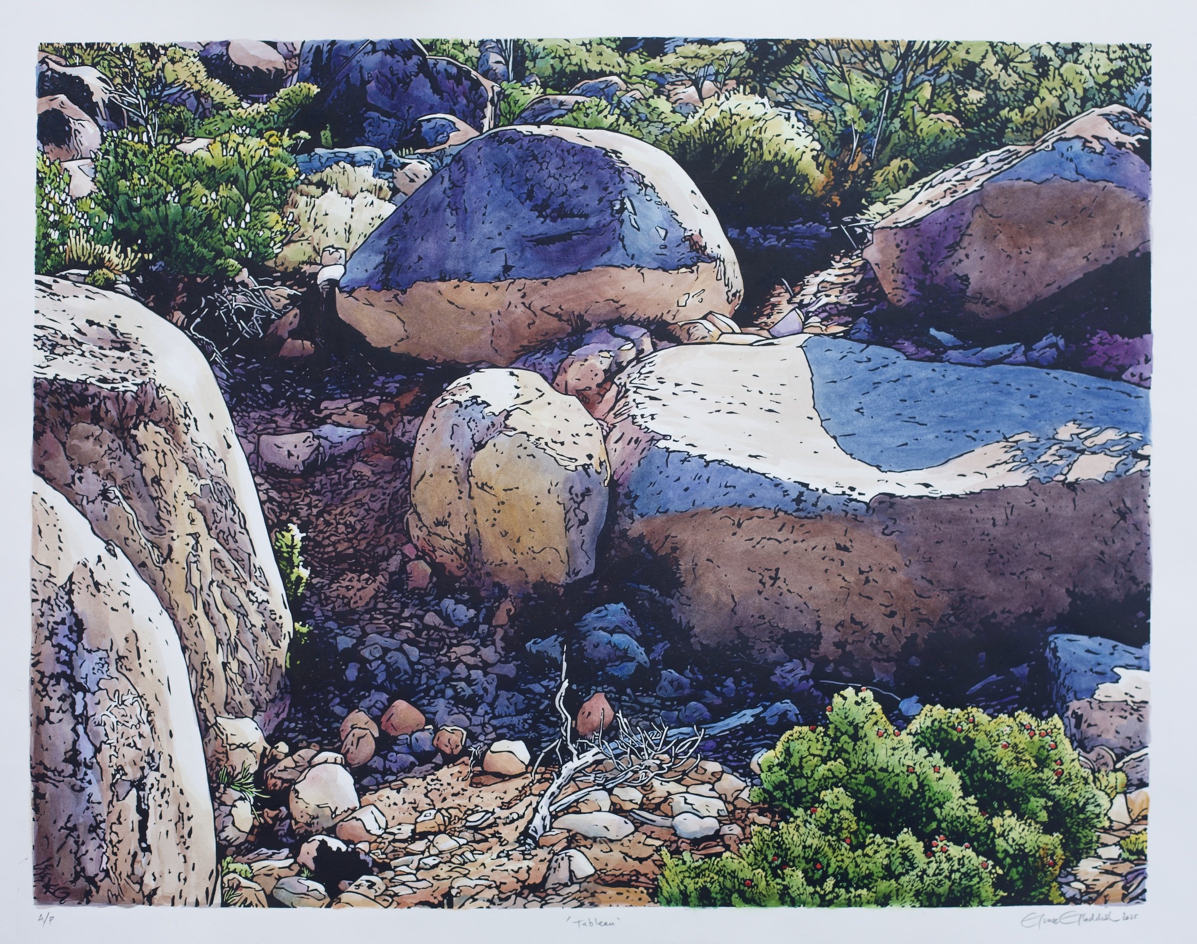 Grace Gladdish Tasmanian Artist alpine landscape