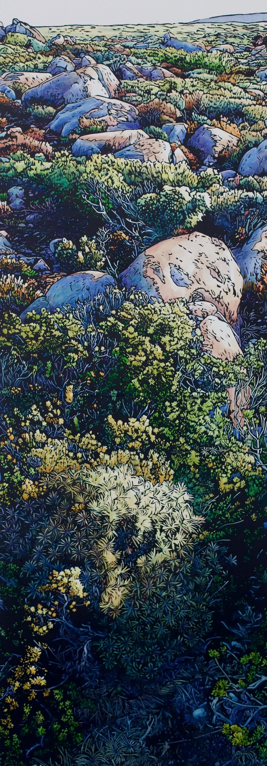 'Into the Blue'  84 cm h x 30 cm w