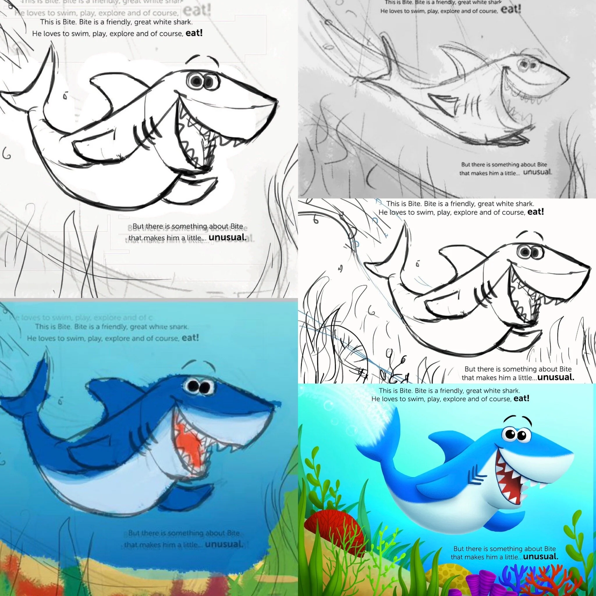 The origin of a.. Bite! 🦈