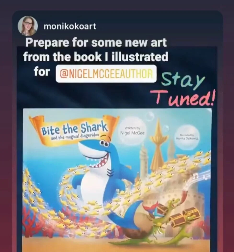 Evie and I can't wait to see what's coming Monika! 🦈👀😀