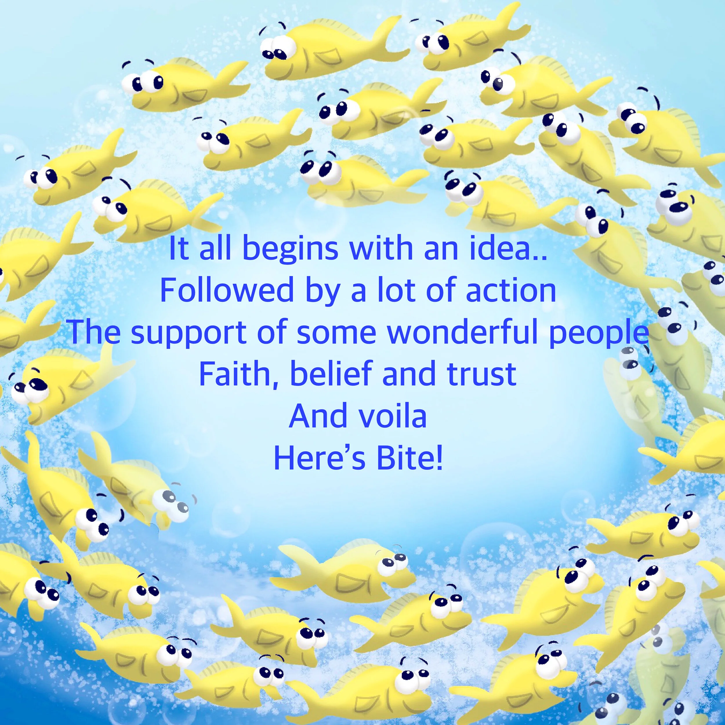 It all begins with an idea 💡🛎🦈📚✍️🙏🙌💪