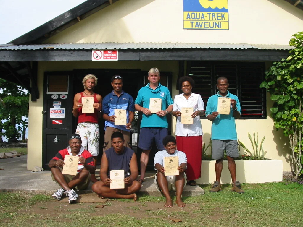Reef check part2, with our certificates in 2004! 🦈’s 🙏🙌🇫🇯Bula Fiji!