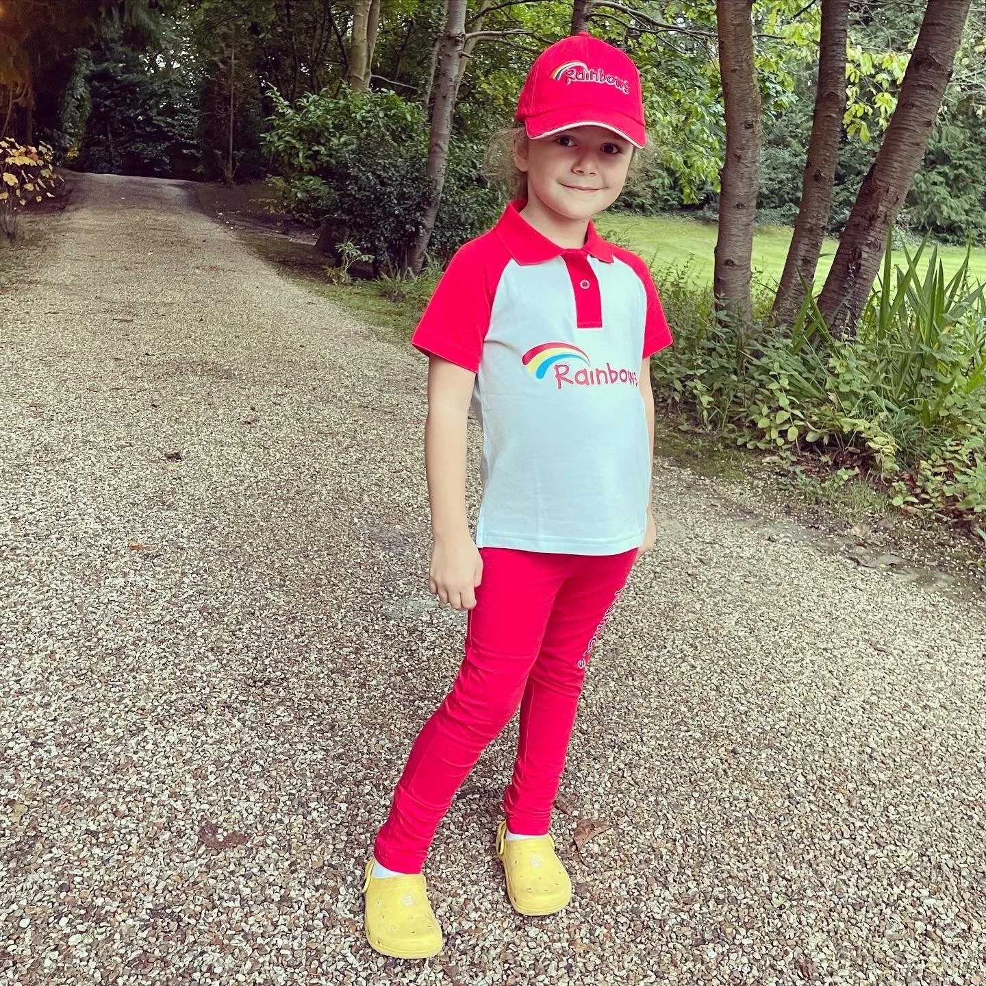 Evie's Rainbows outfit has just arrived! 🌈