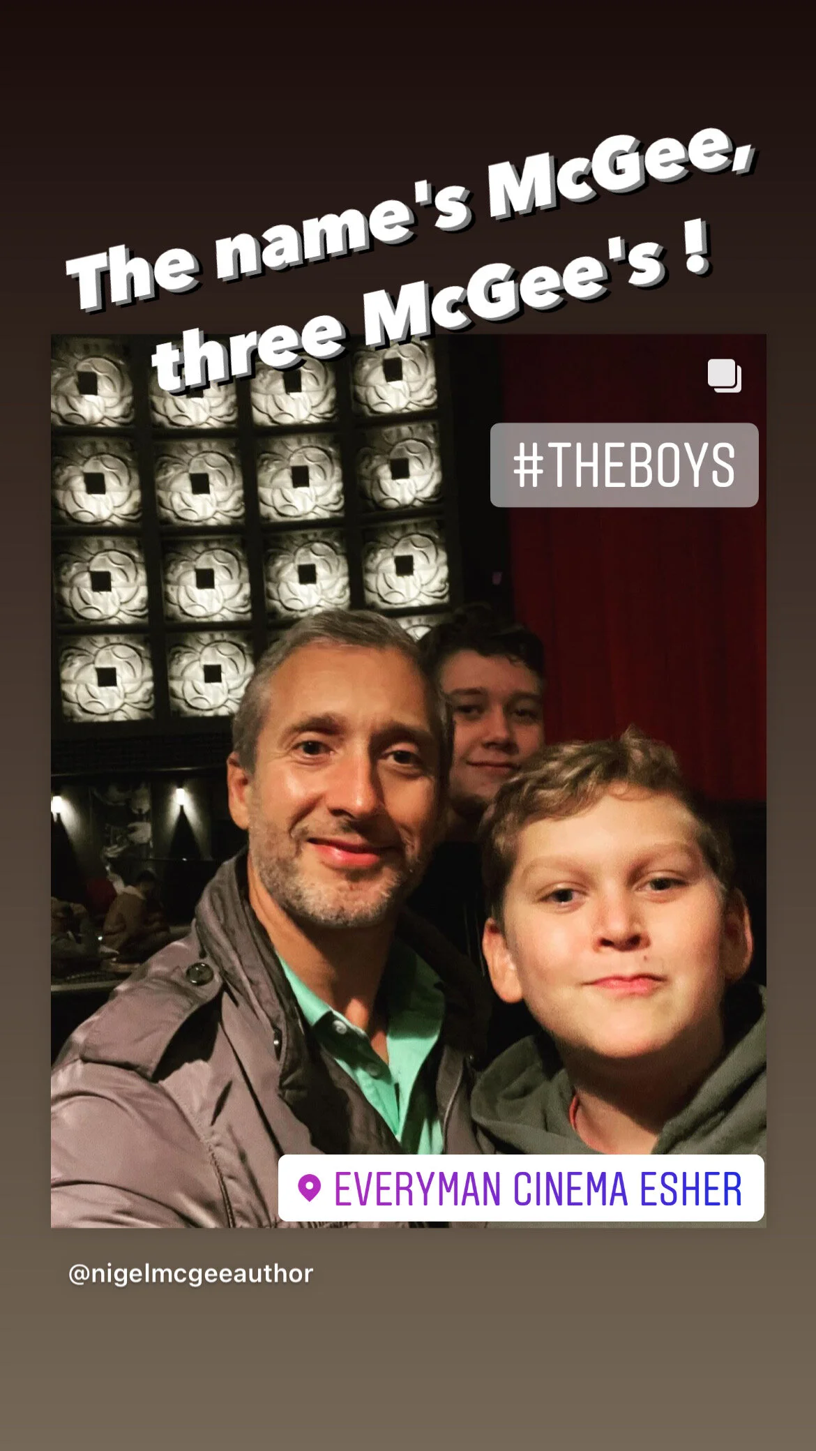 The name's McGee, the three McGee's! 🍸🍸🍸