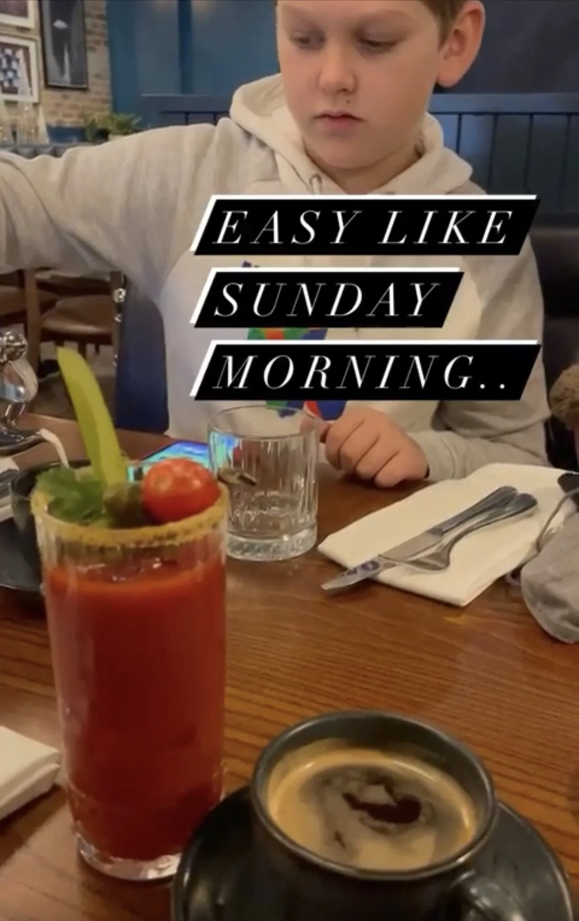 Easy like Sunday morning..