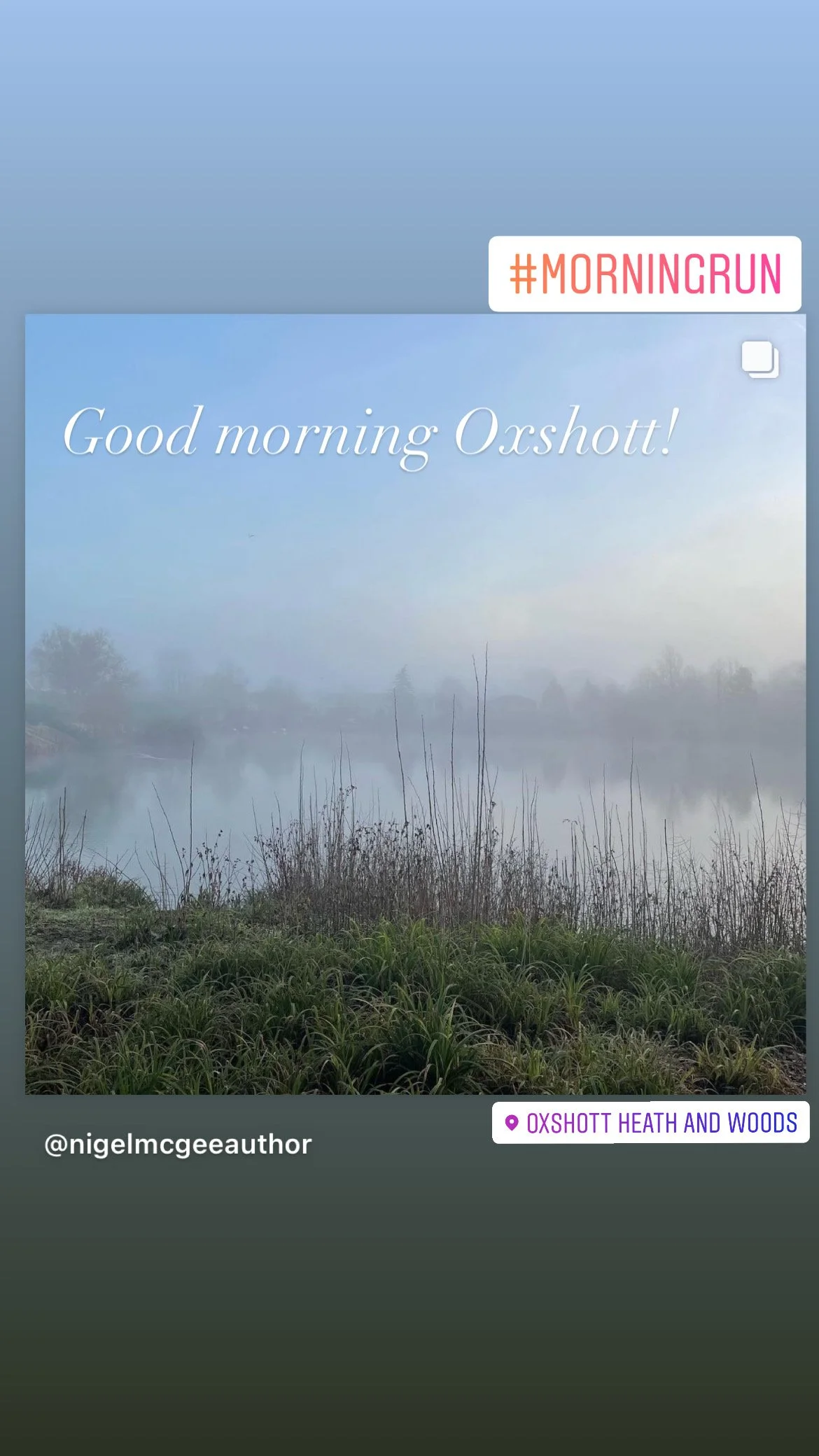 Good morning Oxshott! 🙌☀️🏃🏻‍♂️