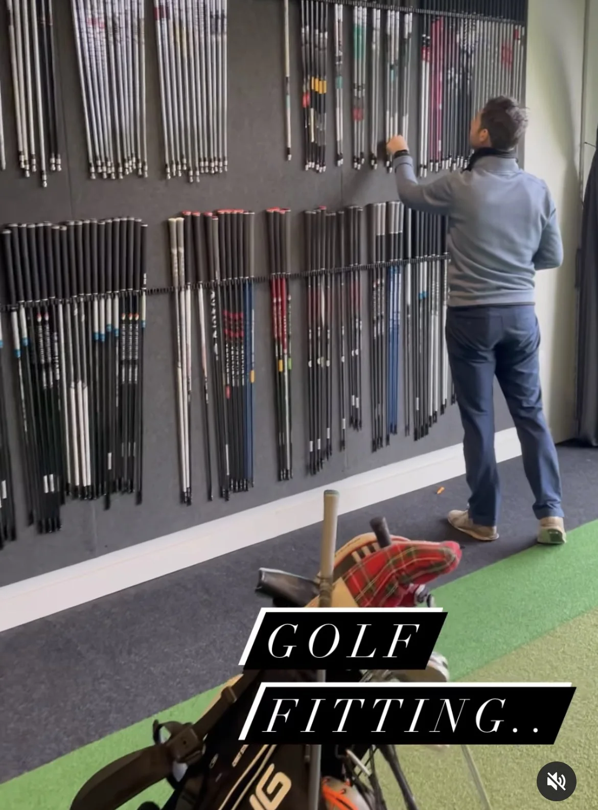 Golf club fitting! 🏌️‍♂️