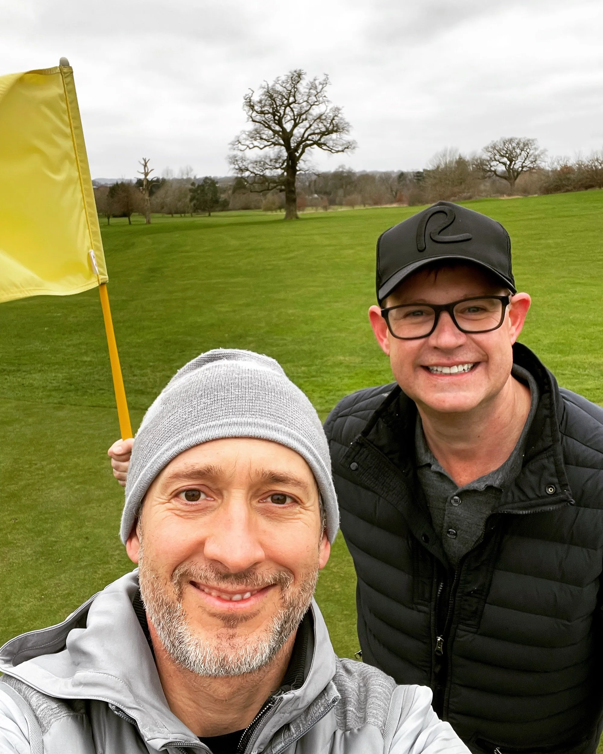 Lovely round of morning golf before the rains arrived🏌️‍♂️🙌😁