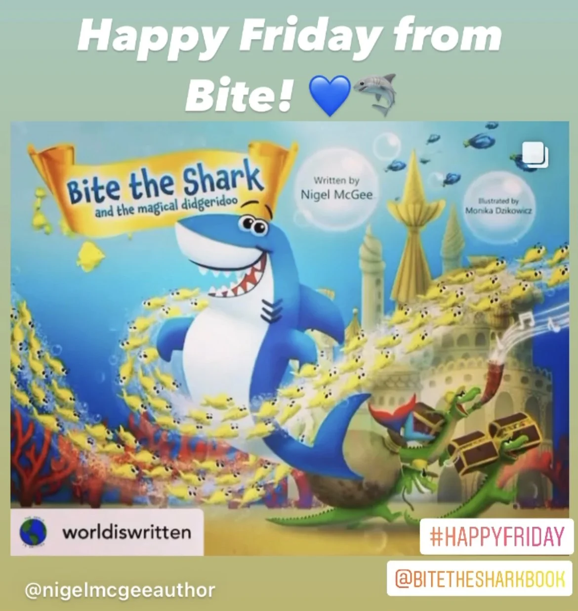 Happy Friday from Bite!💙🦈