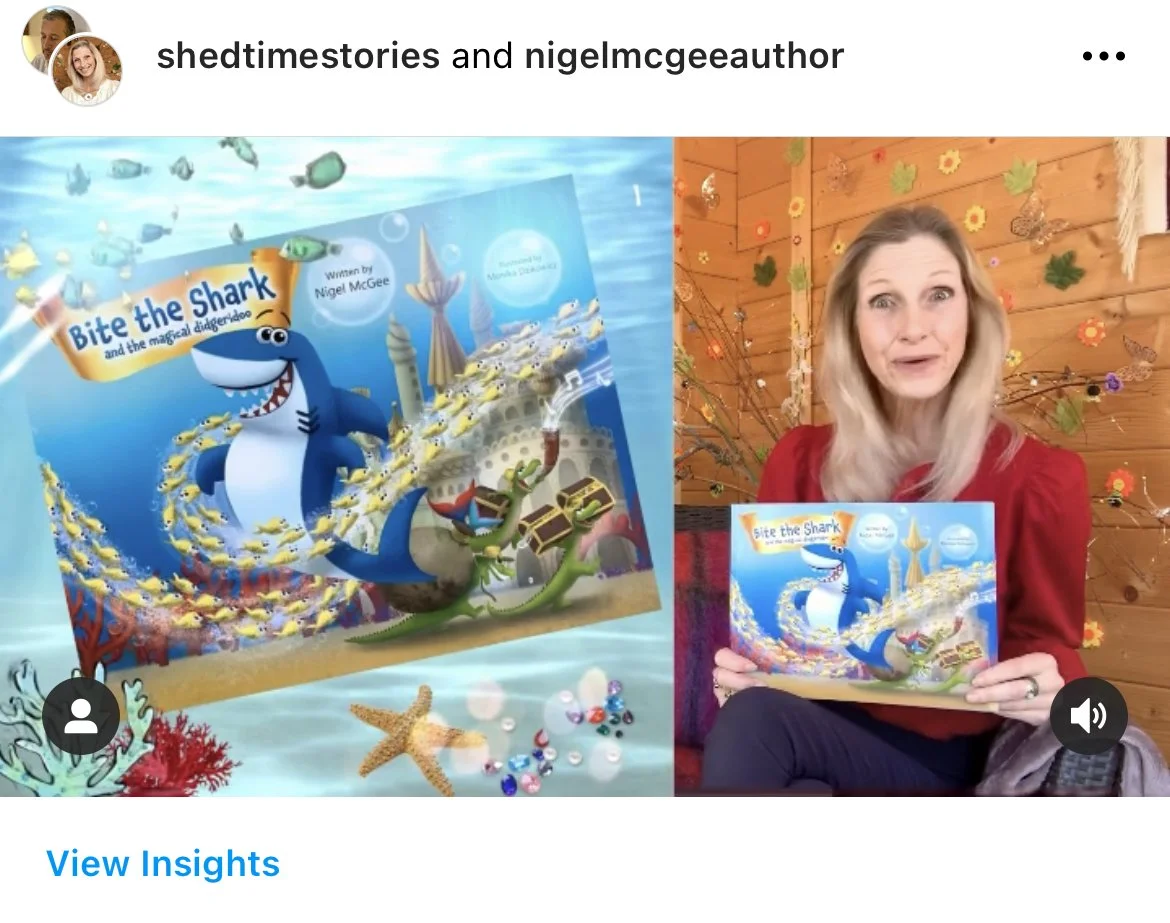 Thank you Issy and Shed Time Stories for your wonderful reading! 💖😍