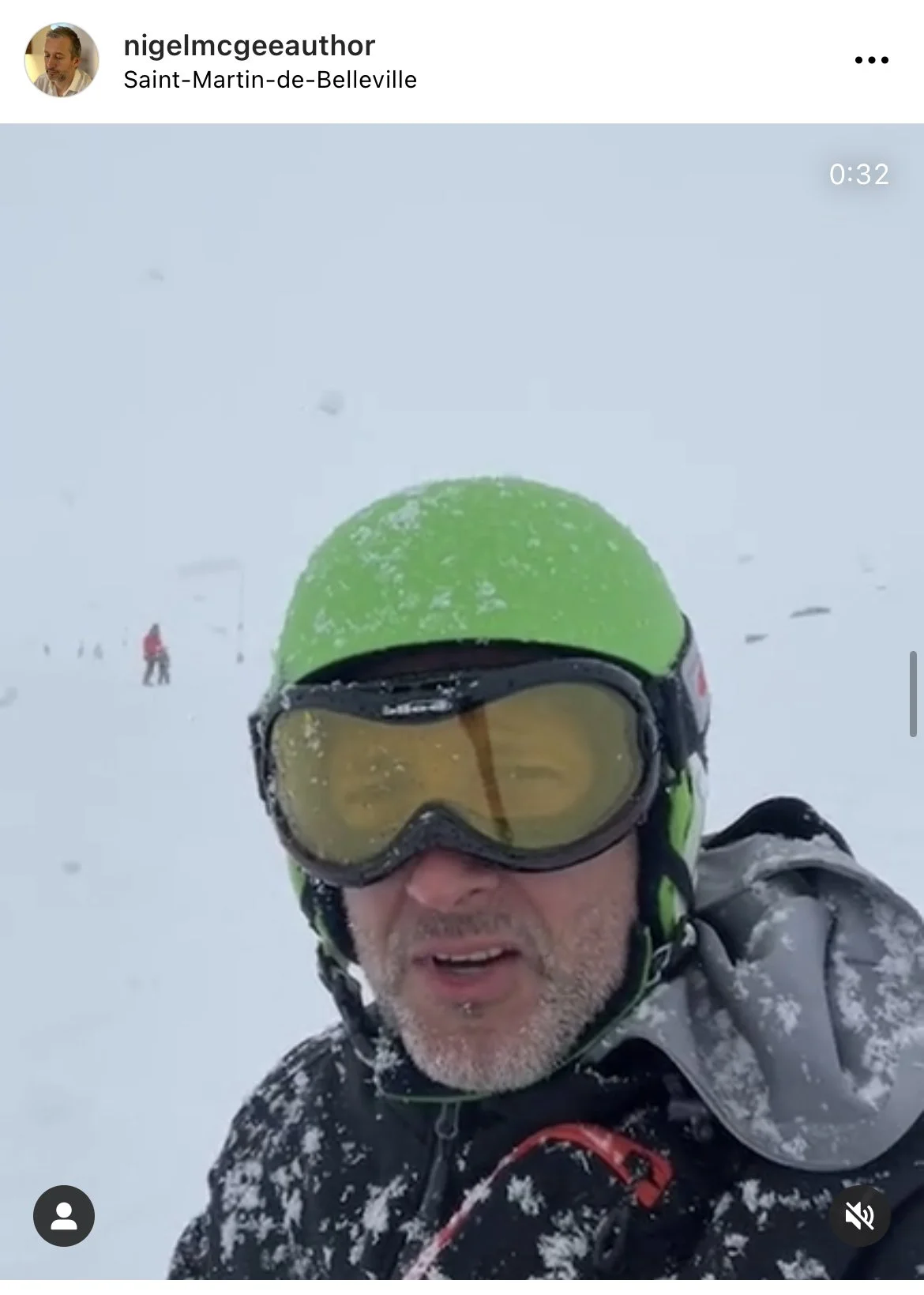 Live from the Alps #blizzard