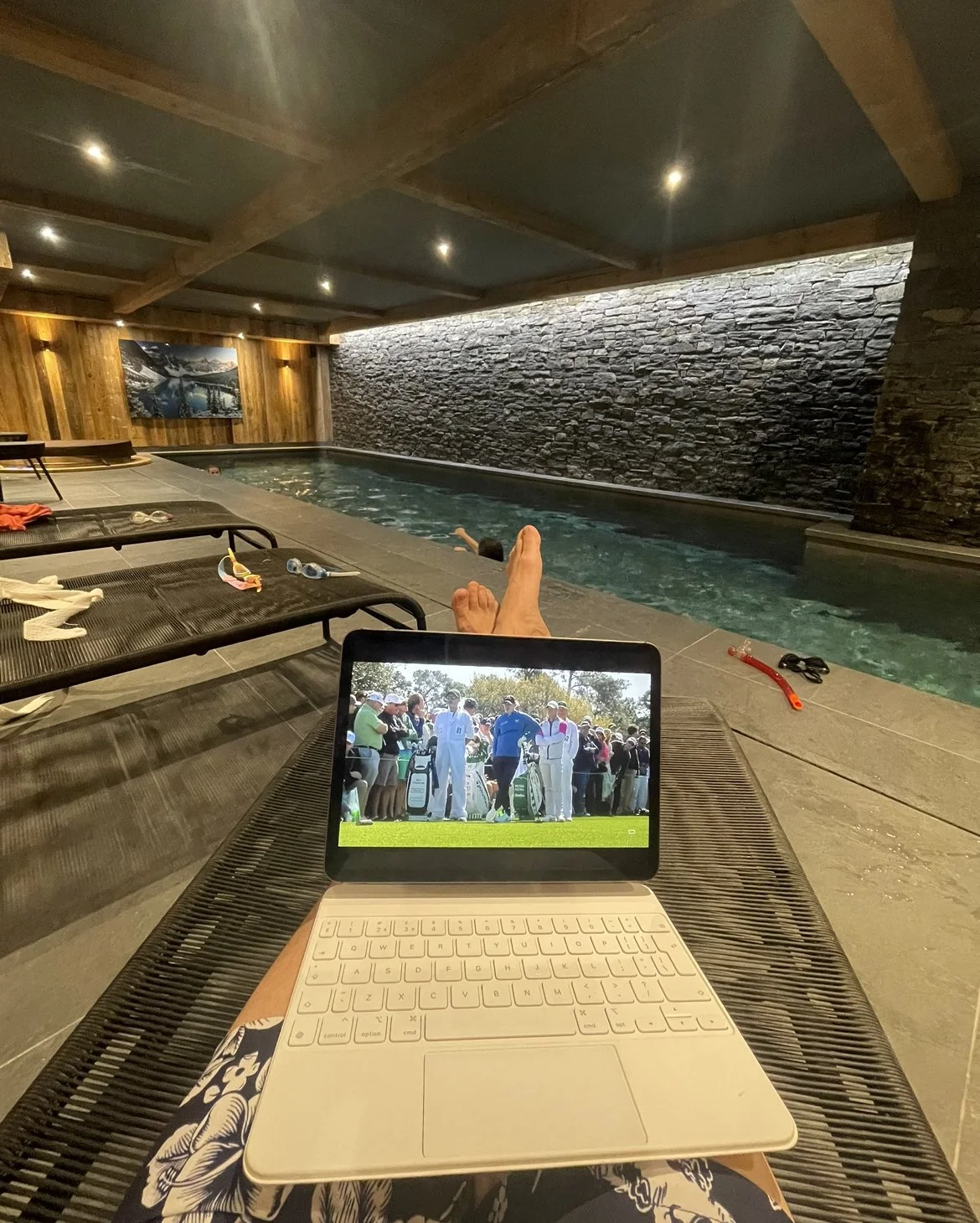 No way I'm missing #themasters #masters2022 ⛳️ 🏊‍♀️