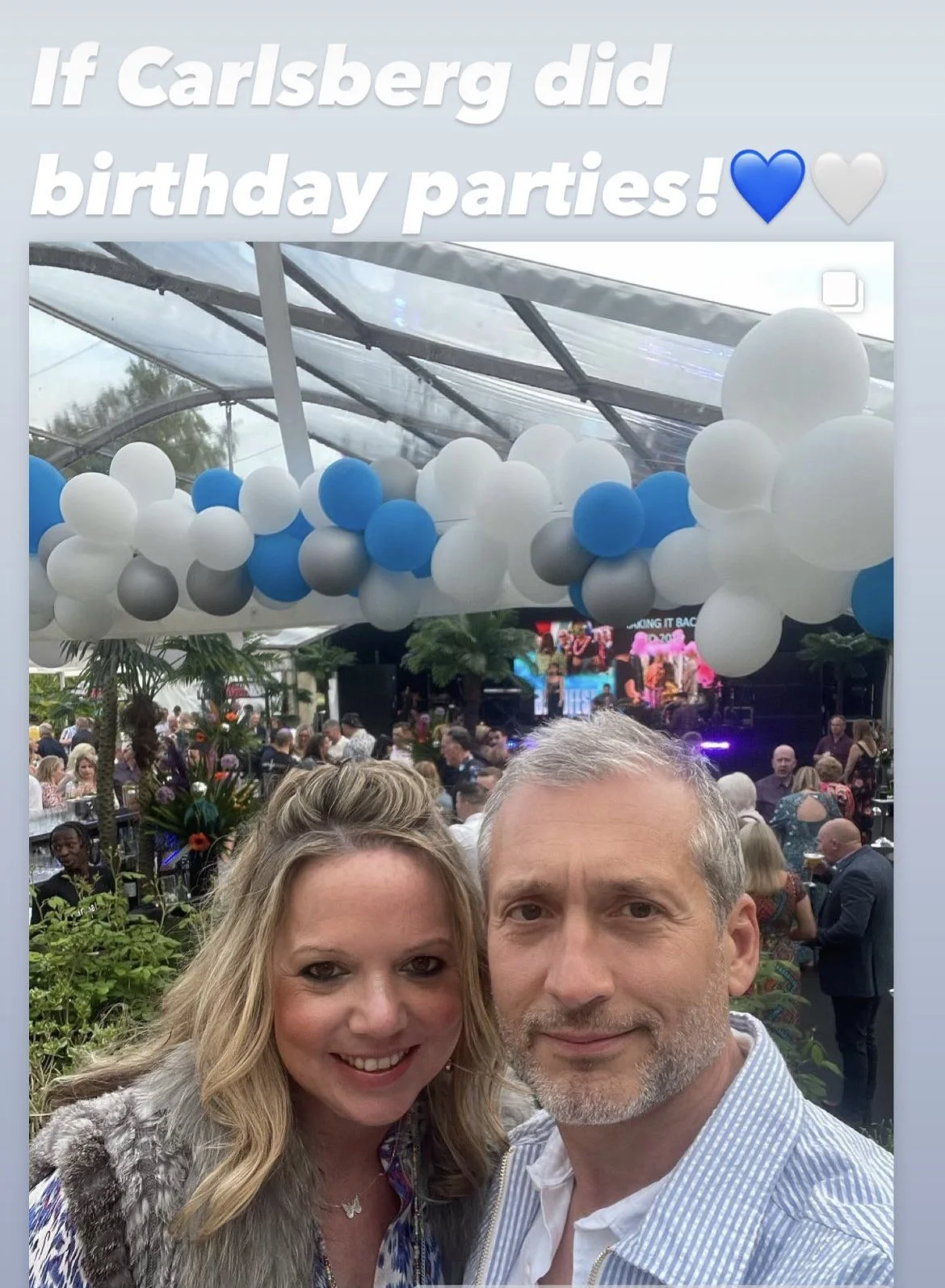 If Carlsberg did birthday parties 💙🤍💙🤍💙🤍