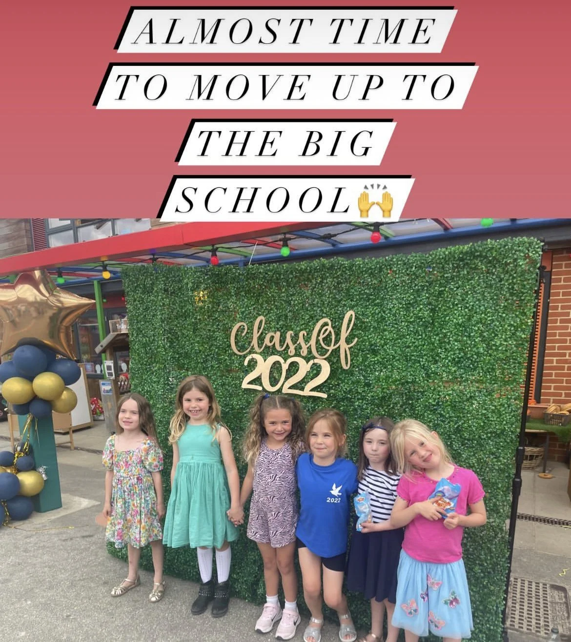 6-Jul: Almost time for the big school 🙌💙