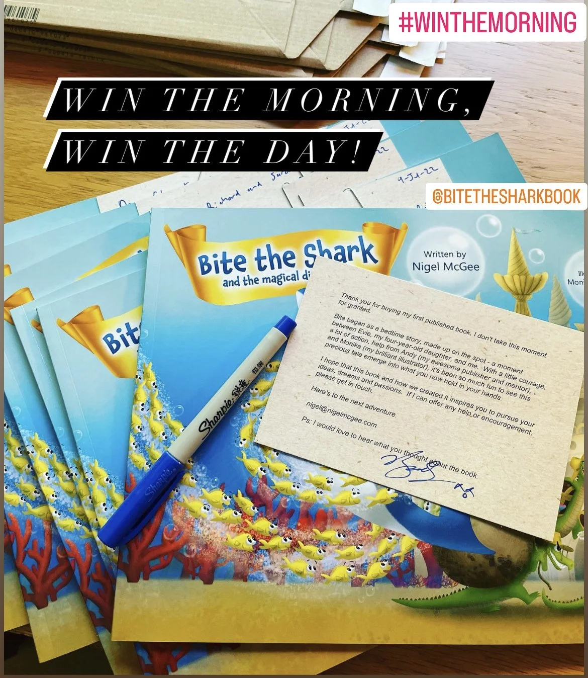 10-Jul: Win the morning, win the day! 🙌💪💙🦈