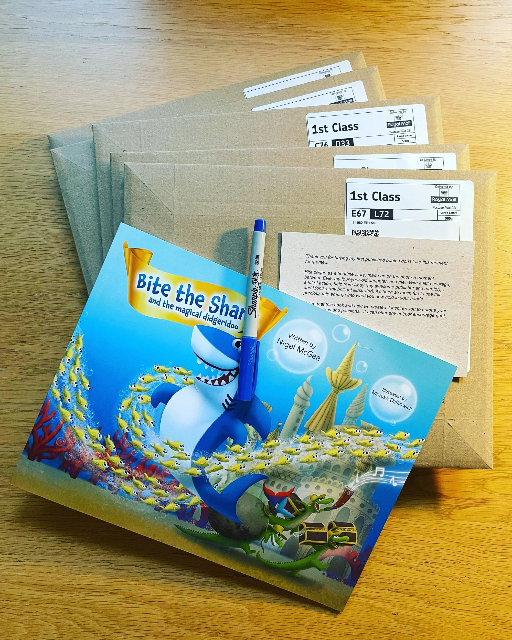 20-Jul: The early bird catches the early post☀️🦈📮🙌