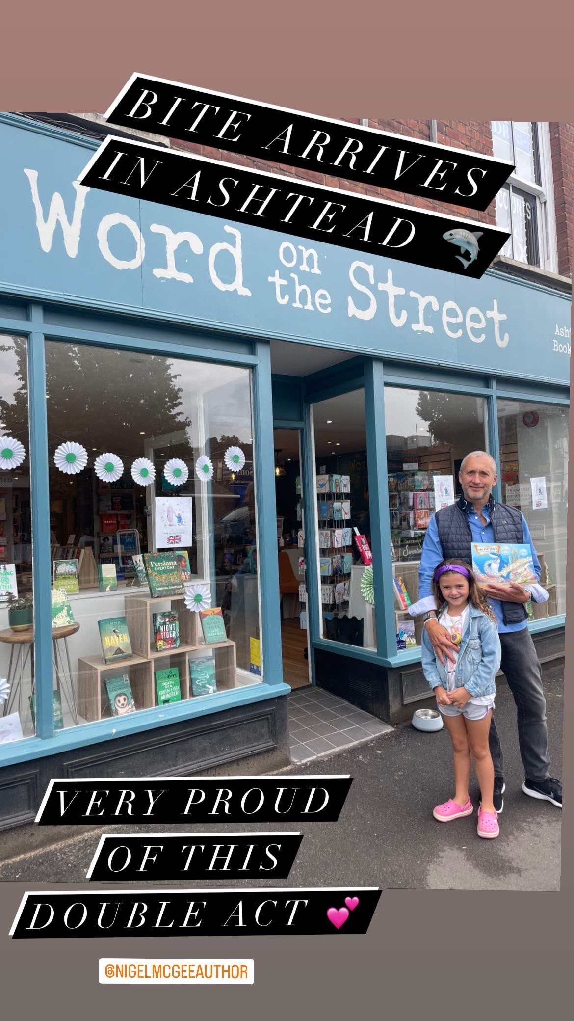 10-Sep: Bite arrives in Ashstead 🦈💙