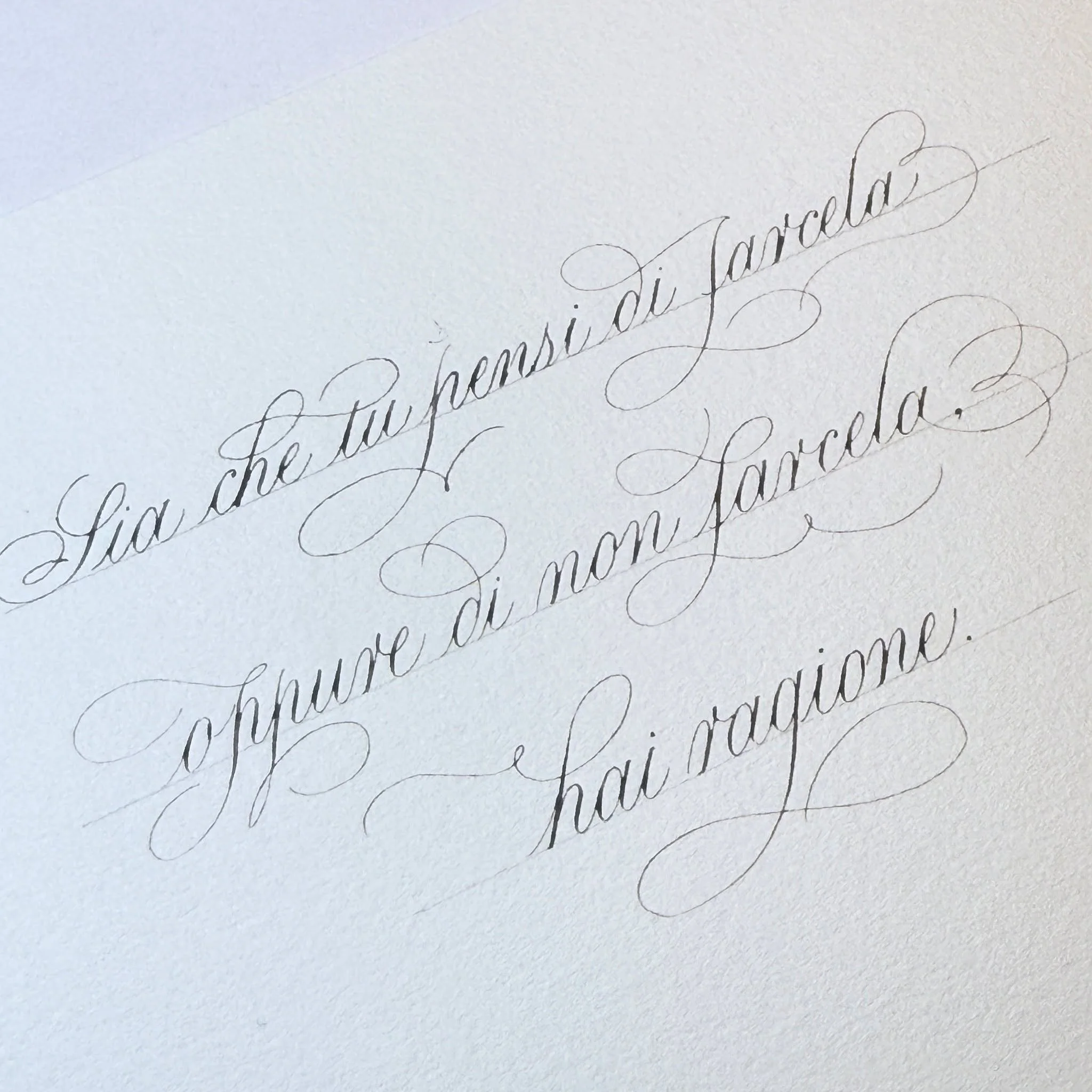 Sometimes it&rsquo;s enough to quickly put an idea down on paper and then turn it into something once you get the chance.

Happy Tuesday!

_________________________

#ceciliab
#ceciliabcalligraphy 
#pointedpenflourishing
#pointedpencalligraphy
#calli