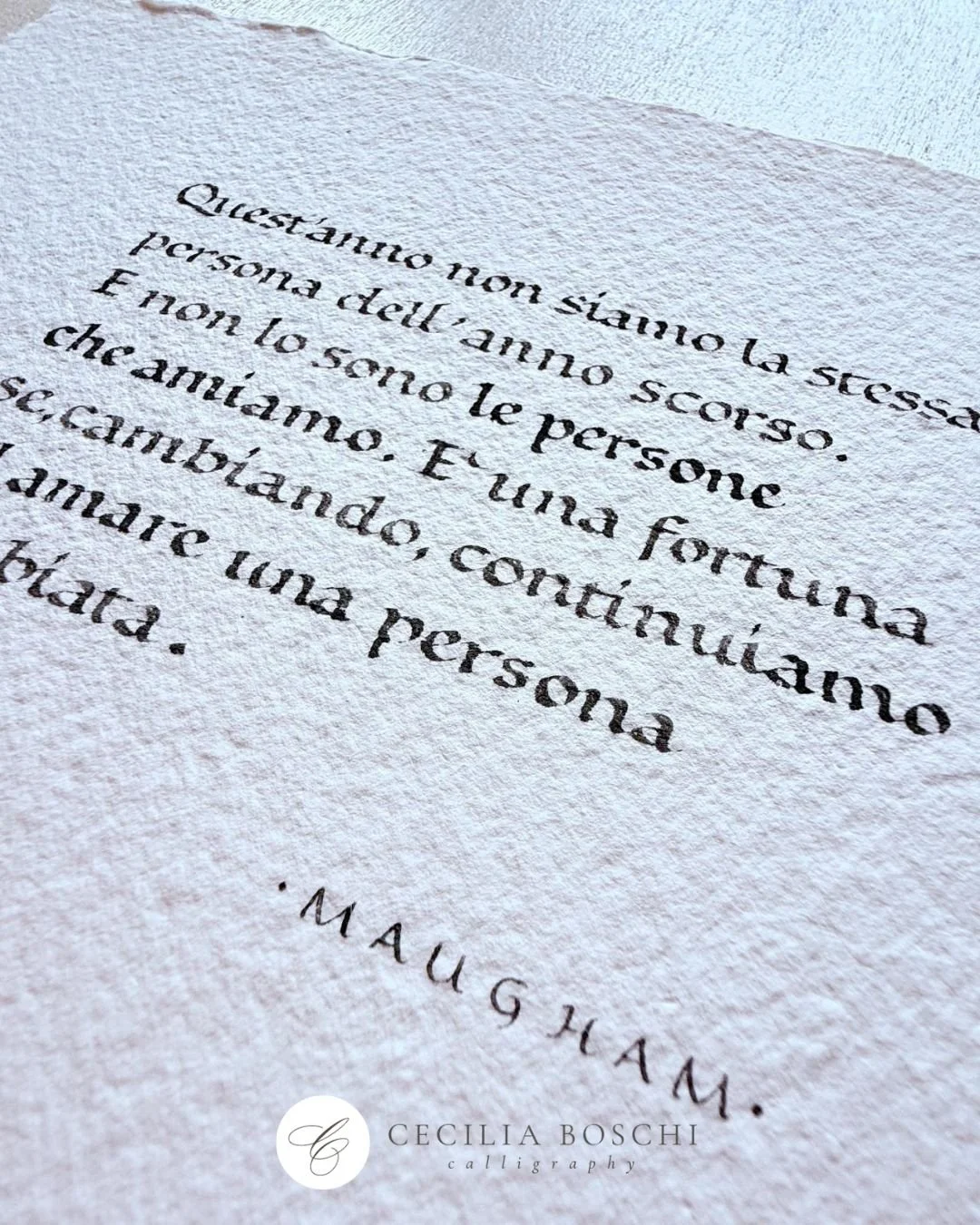 | 𝗛𝗘𝗔𝗩𝗬 𝗧𝗘𝗫𝗧𝗨𝗥𝗘

I had this sheet of handmade paper with an HEAVY texture!
It was truly a challenge to keep the letterforms consistent while fighting against the paper&rsquo;s rough grain constantly pushing the nib off track.

I wouldn&rs