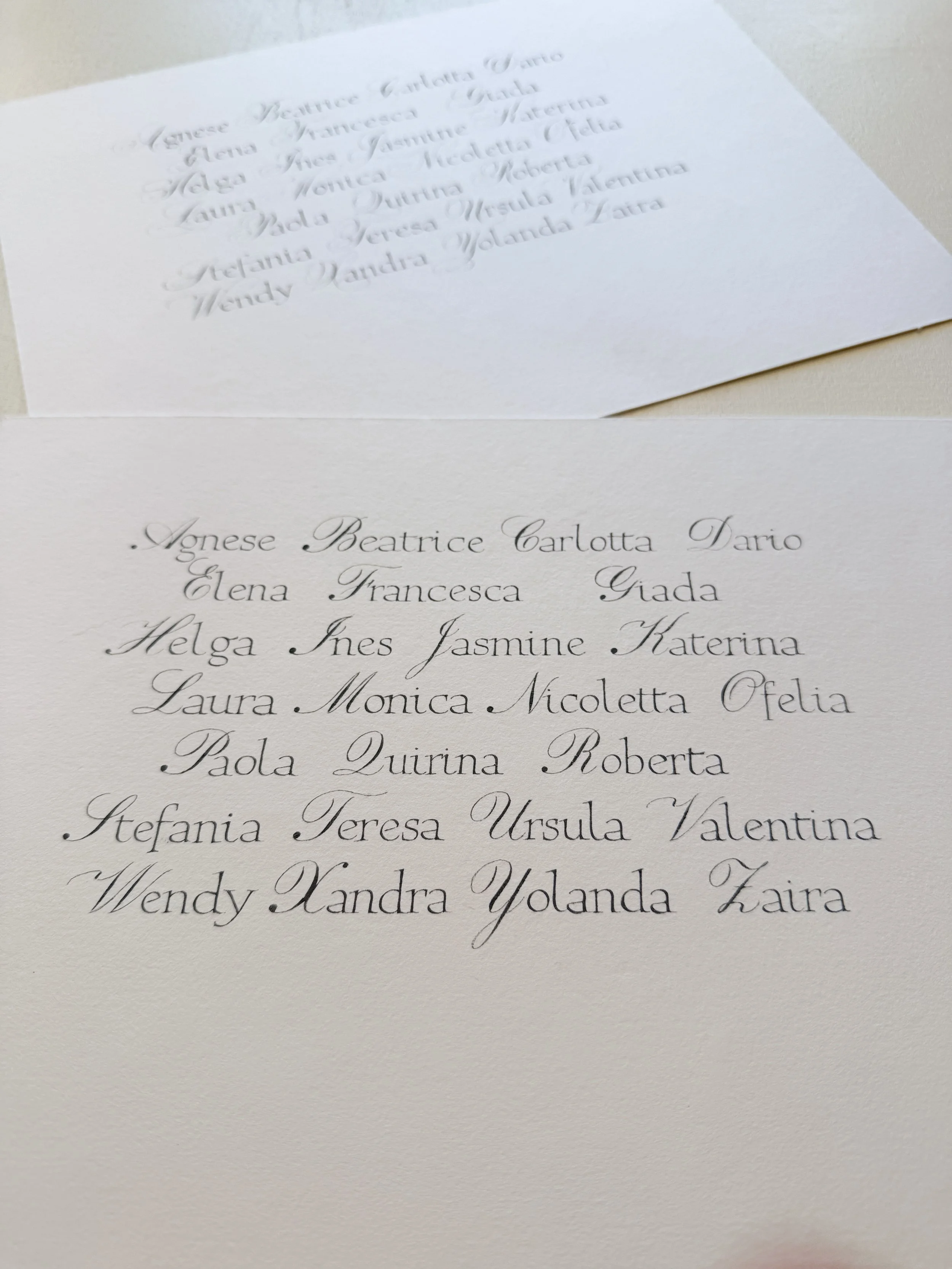 Maiuscole Copperplate + Minuscole Romane