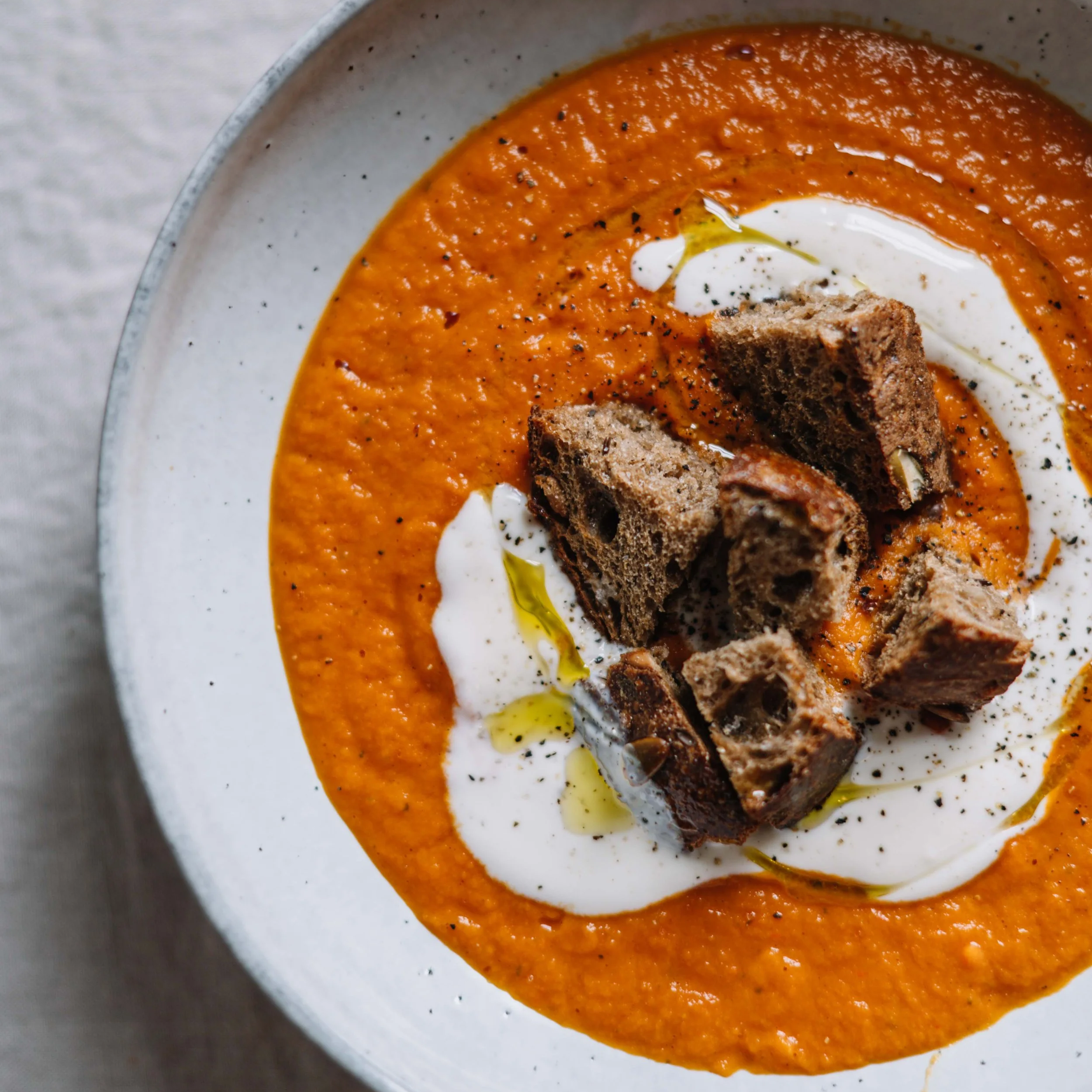 Vegan Romige Tomatensoep
