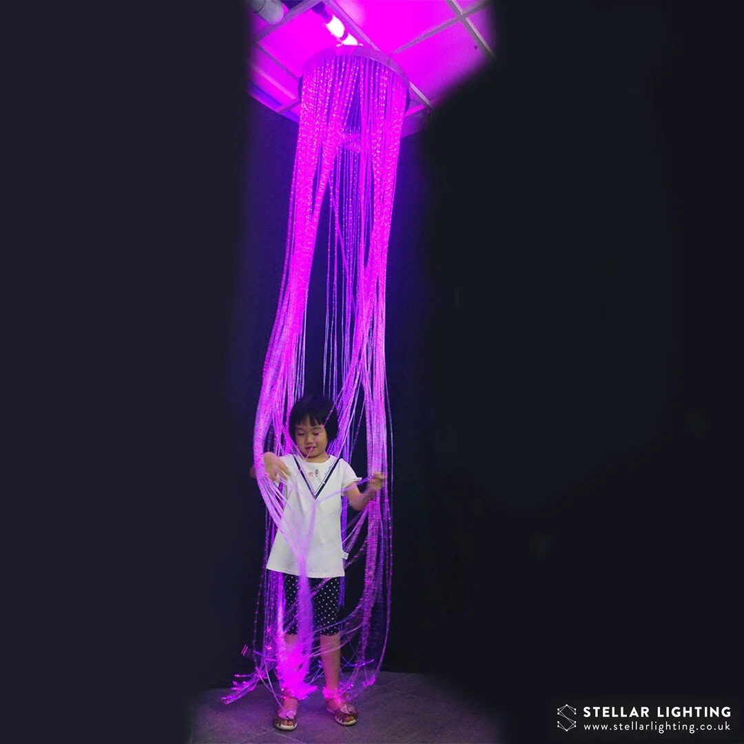 Sentic Light Fibre optic sensory light bar curtain — Stellar Lighting