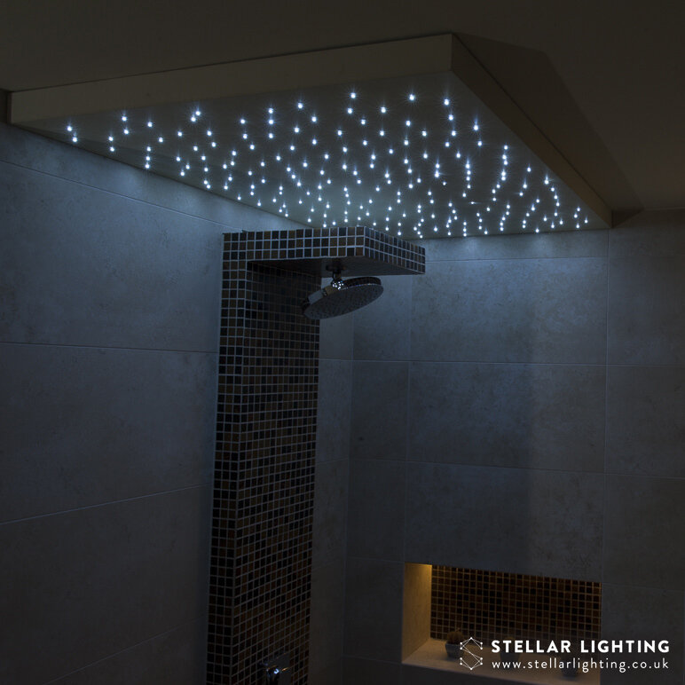 Light Shower Stellar Lighting, Waterproof Bathroom Ceiling Light Fixtures