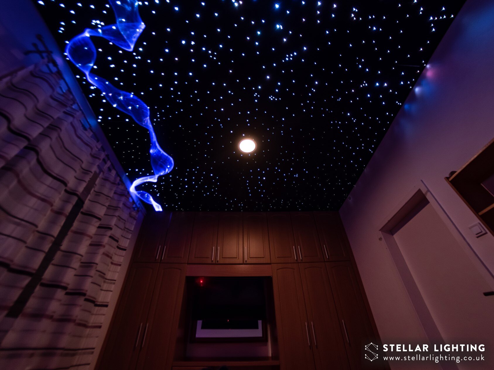 DIY pack of Fiber optic light star ceiling light led optical fiber chandeliers 