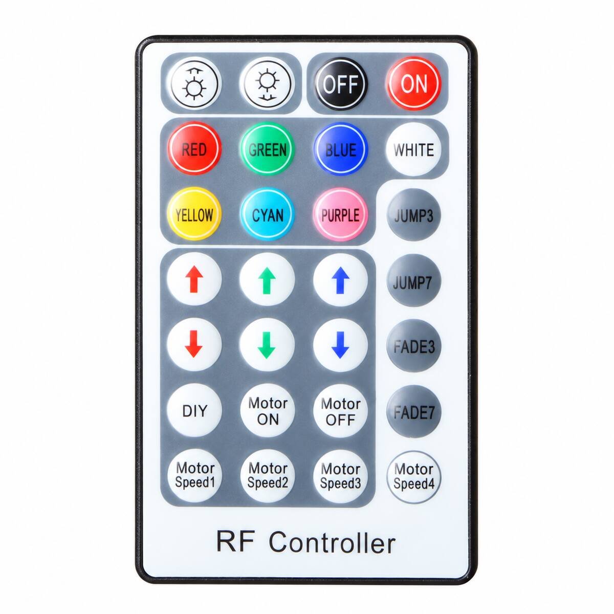 Remote control for LEK-431 /432 DMX models