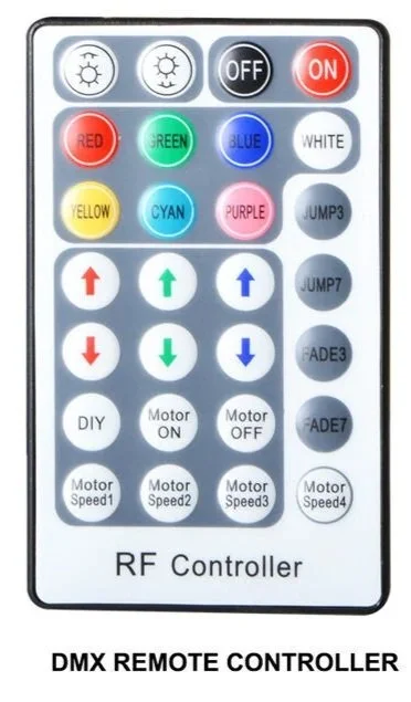 Remote control for LEK-431 /432 DMX models