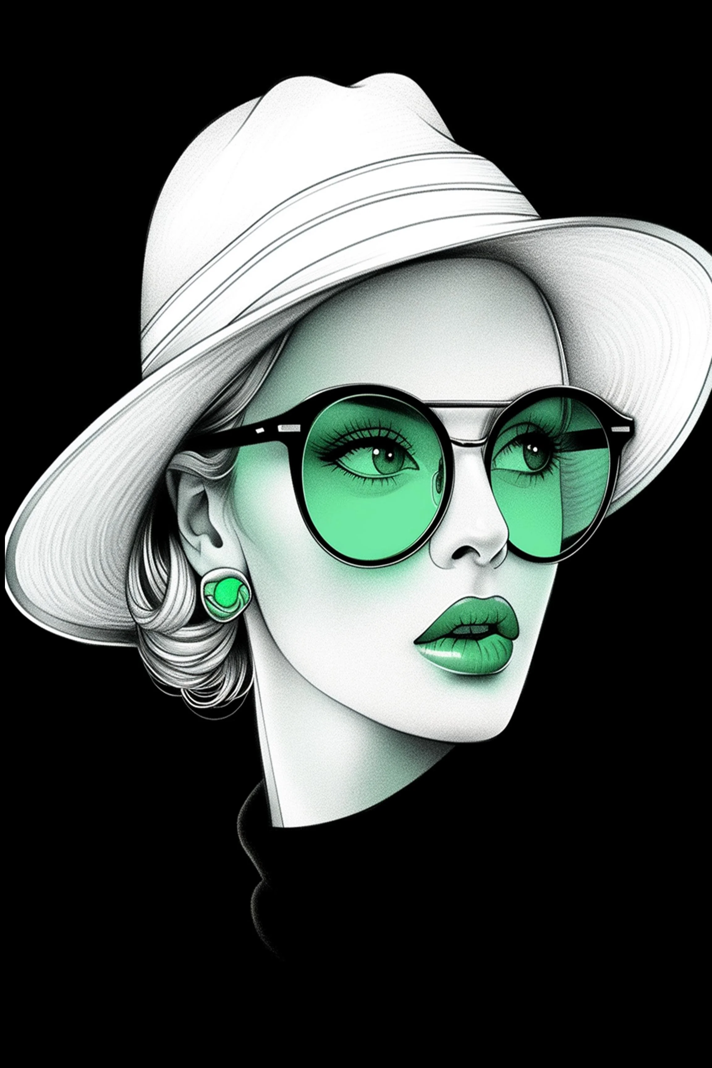 #90 ÉTERNACHIC COLLECTION — Style Changes. Elegance Remains. — 24H × 36W Digital Art — ID; MWS-ETER–0090