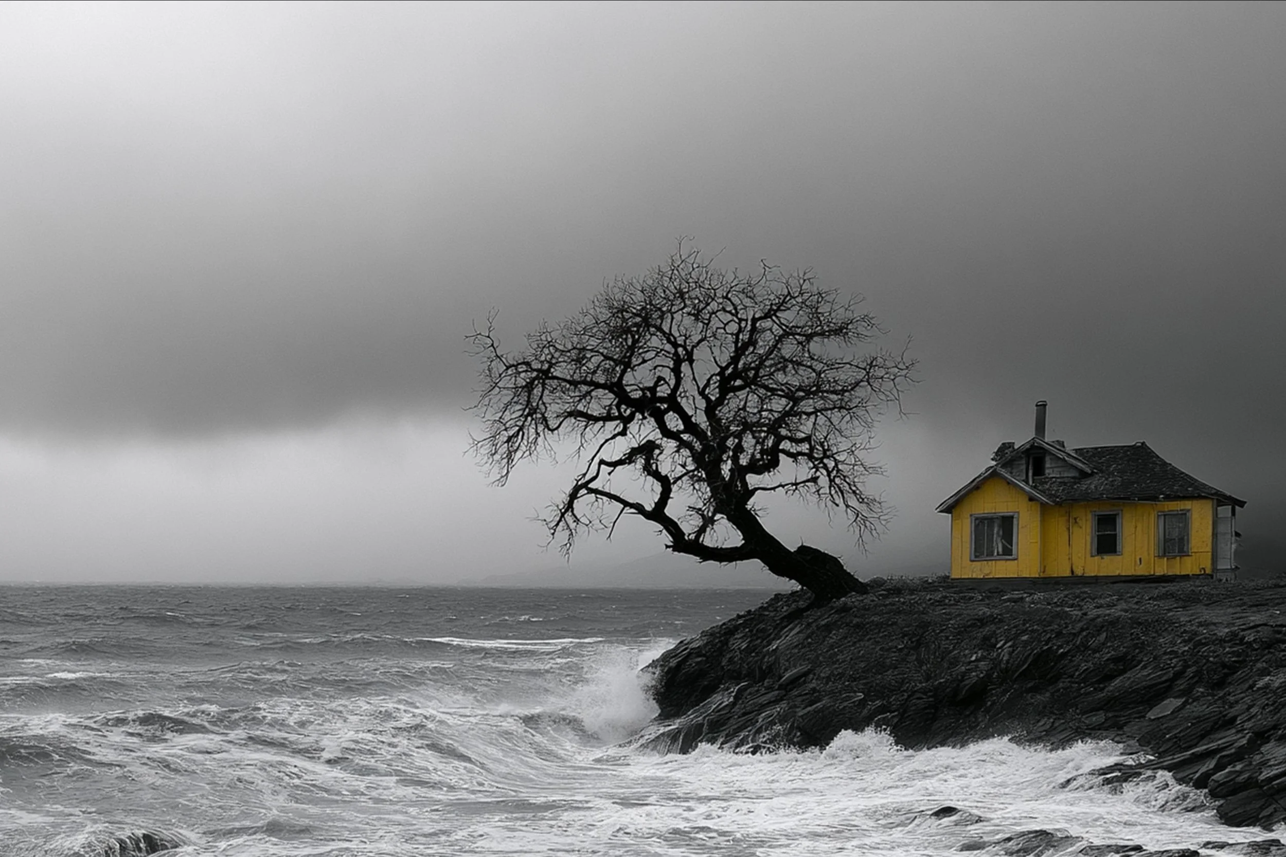 #49 BLACK & WHITE LANDSCAPE — Timeless Beauty in Every View 24W X 36H