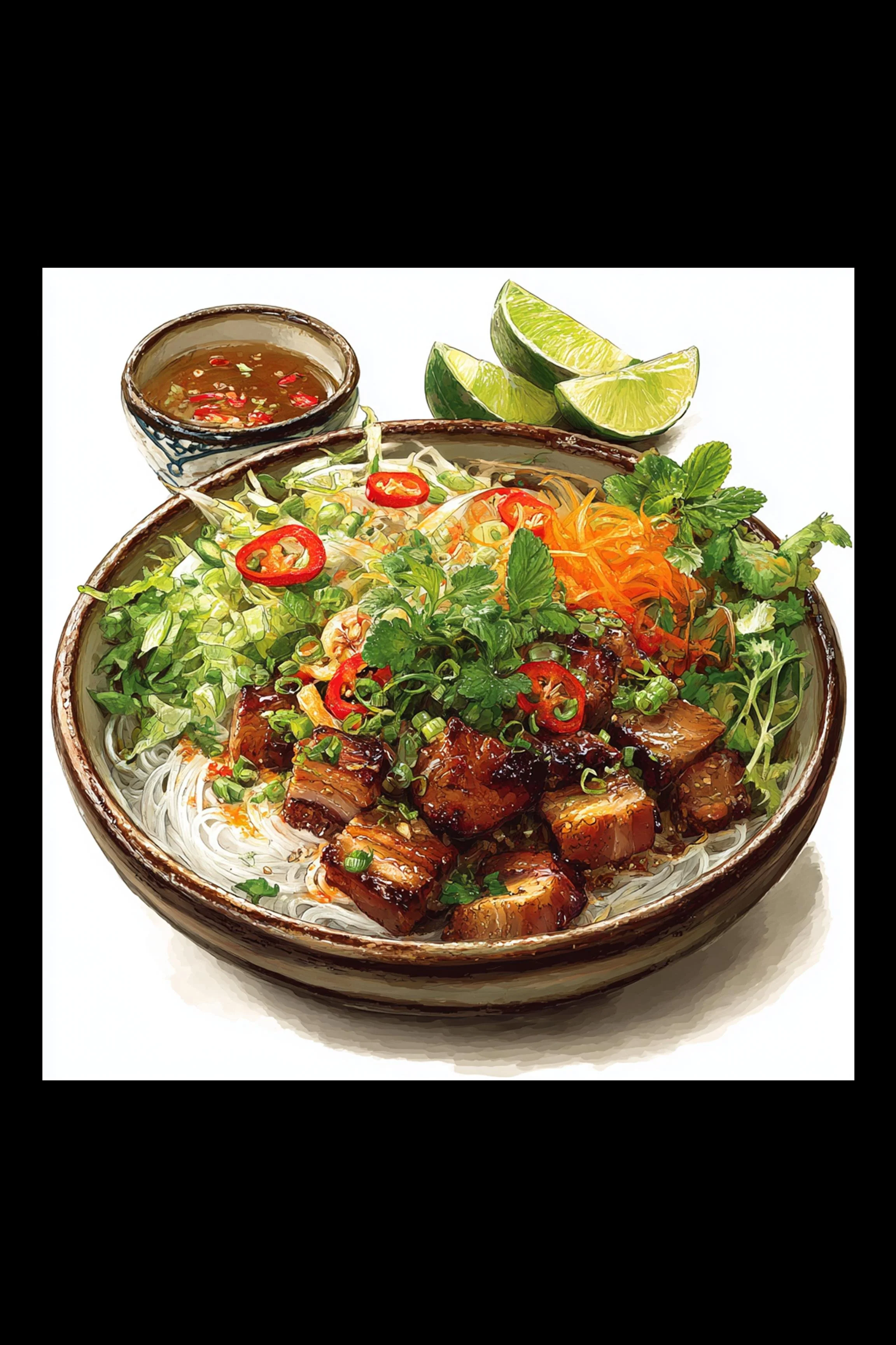 #28 Vietnamese Gourmet & Dessert — A Taste of Vietnam, Celebrated Through Art. — 24H × 24W Digital Art - MWS-VGD-0028