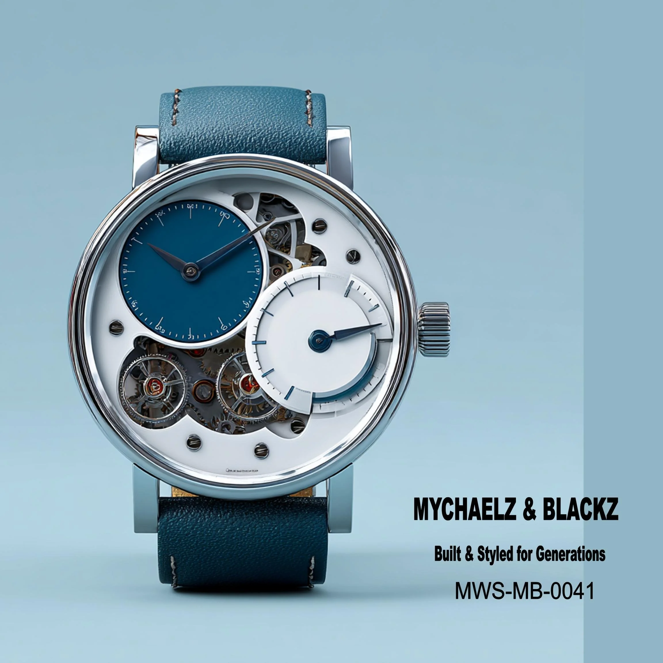 #41 Mychaelz & Blackz Watch — Built & Styled for Generations 24H × 24W Digital Art  - MWS-MB-0041