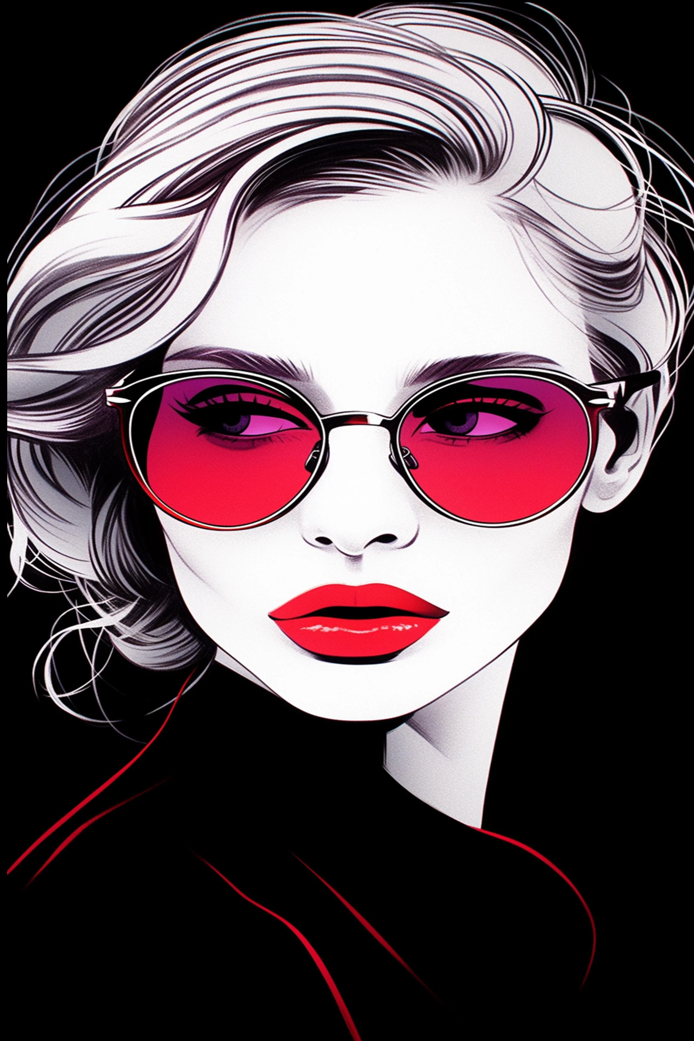 #25 ÉTERNACHIC COLLECTION — Style Changes. Elegance Remains. — 24H × 36W Digital Art — ID; MWS-ETER–0025