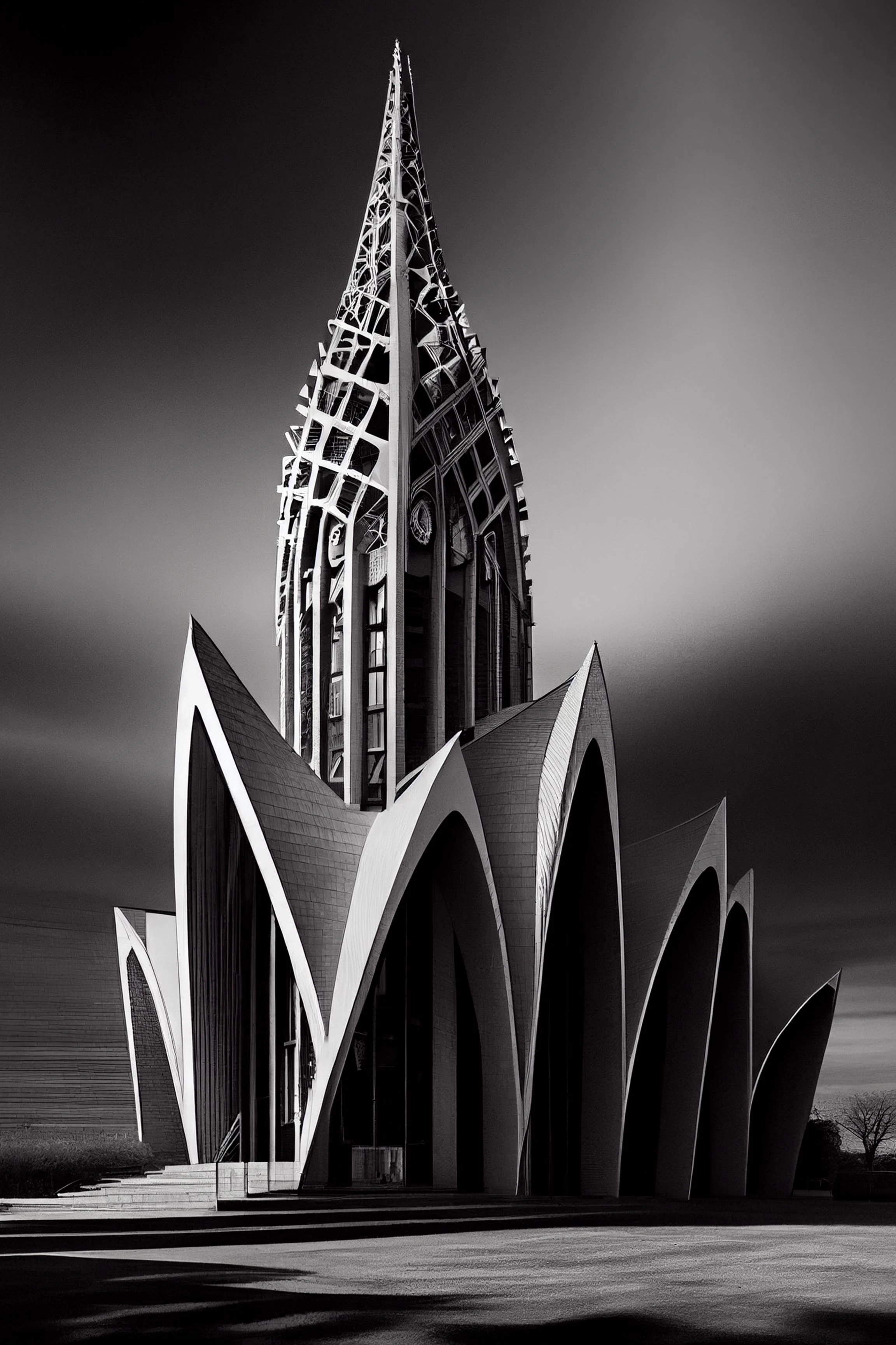 #9 ATLAS ETERNA COLLECTION  — Beyond Borders. Beyond Time. Beyond Imagination. — 24H × 36W Digital Art — ID; MWS-CHURCH–-009