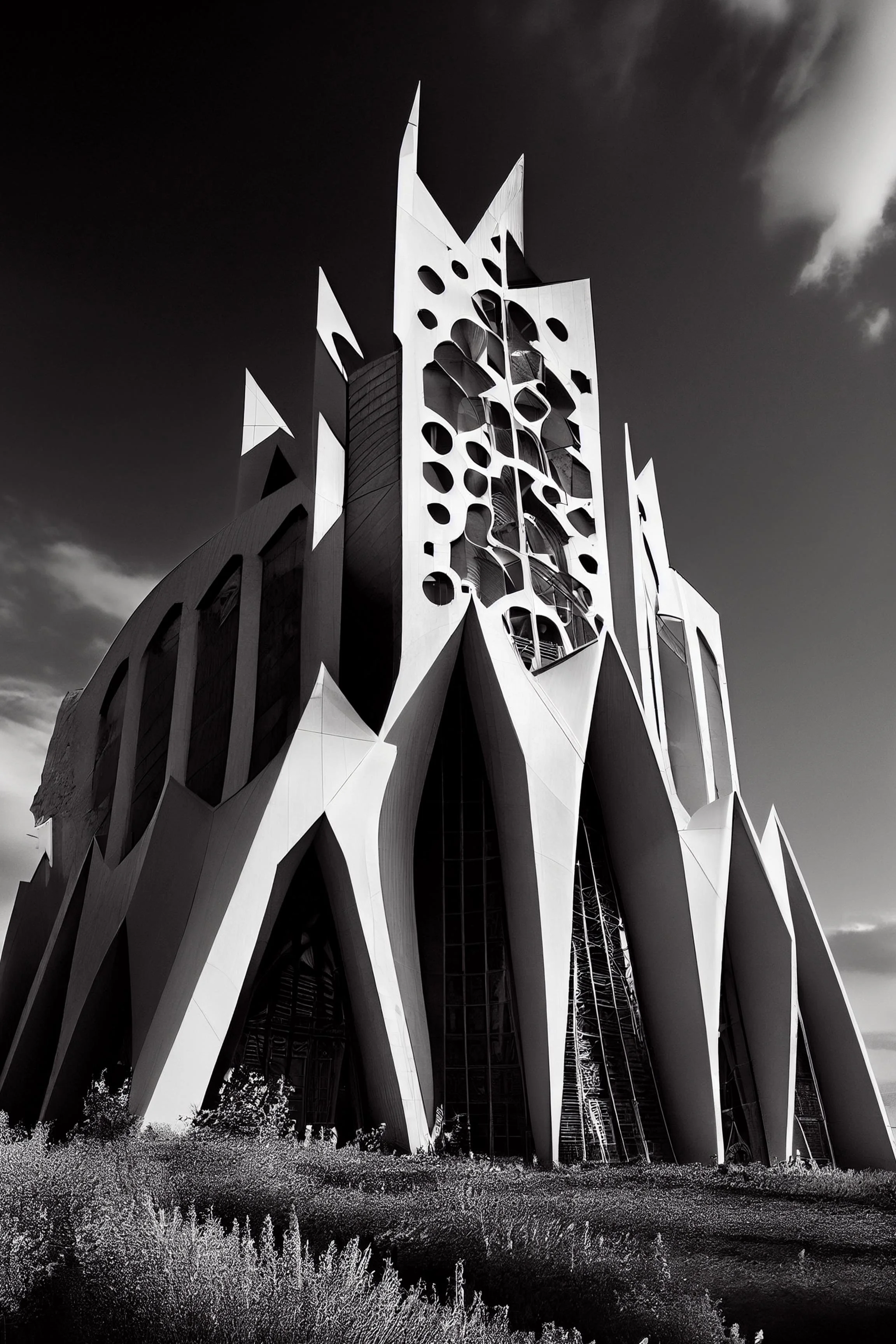 #1 ATLAS ETERNA COLLECTION  — Beyond Borders. Beyond Time. Beyond Imagination. — 24H × 36W Digital Art — ID; MWS-CHURCH–-001