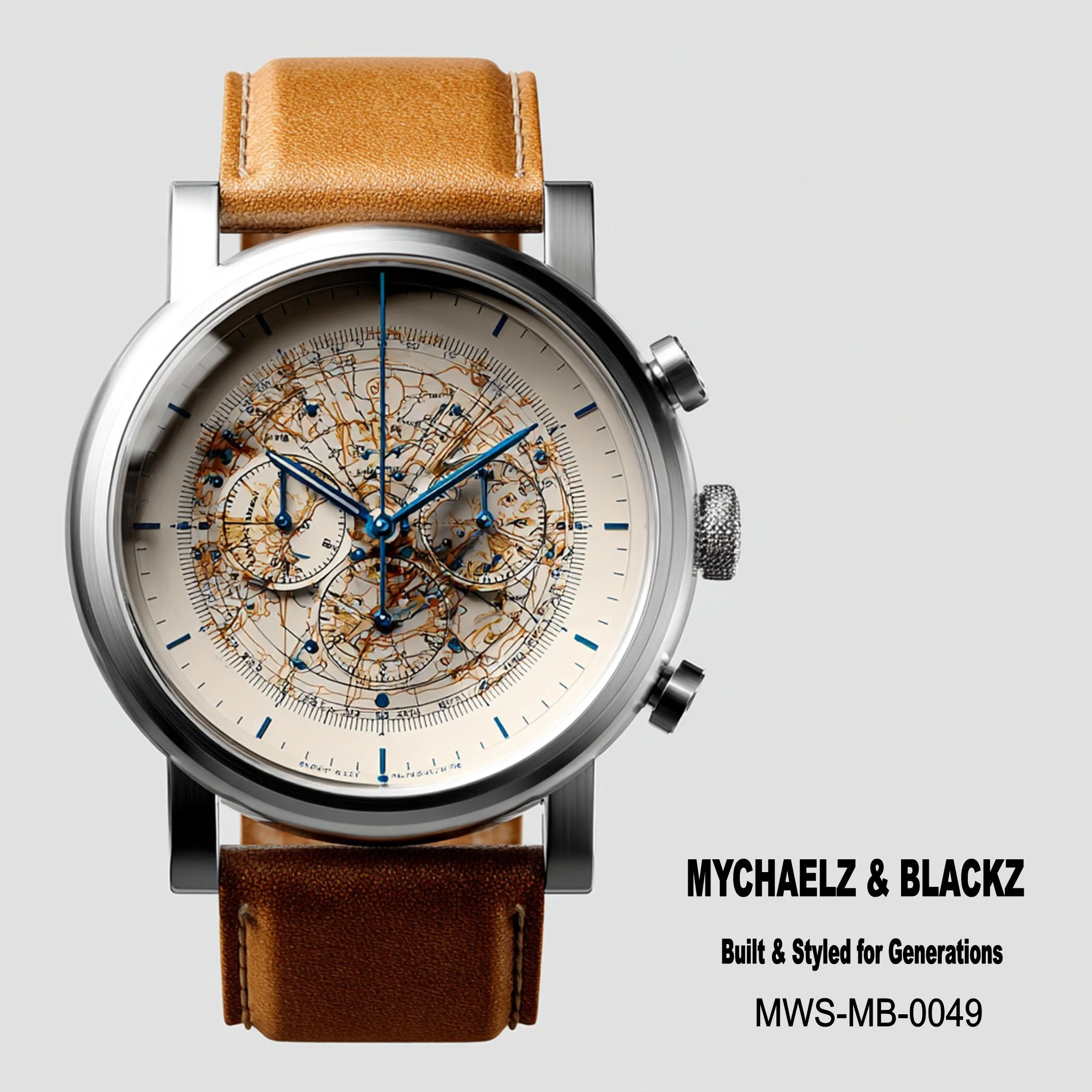 #49 Mychaelz & Blackz Watch — Built & Styled for Generations 24H × 24W Digital Art  - MWS-MB-0049