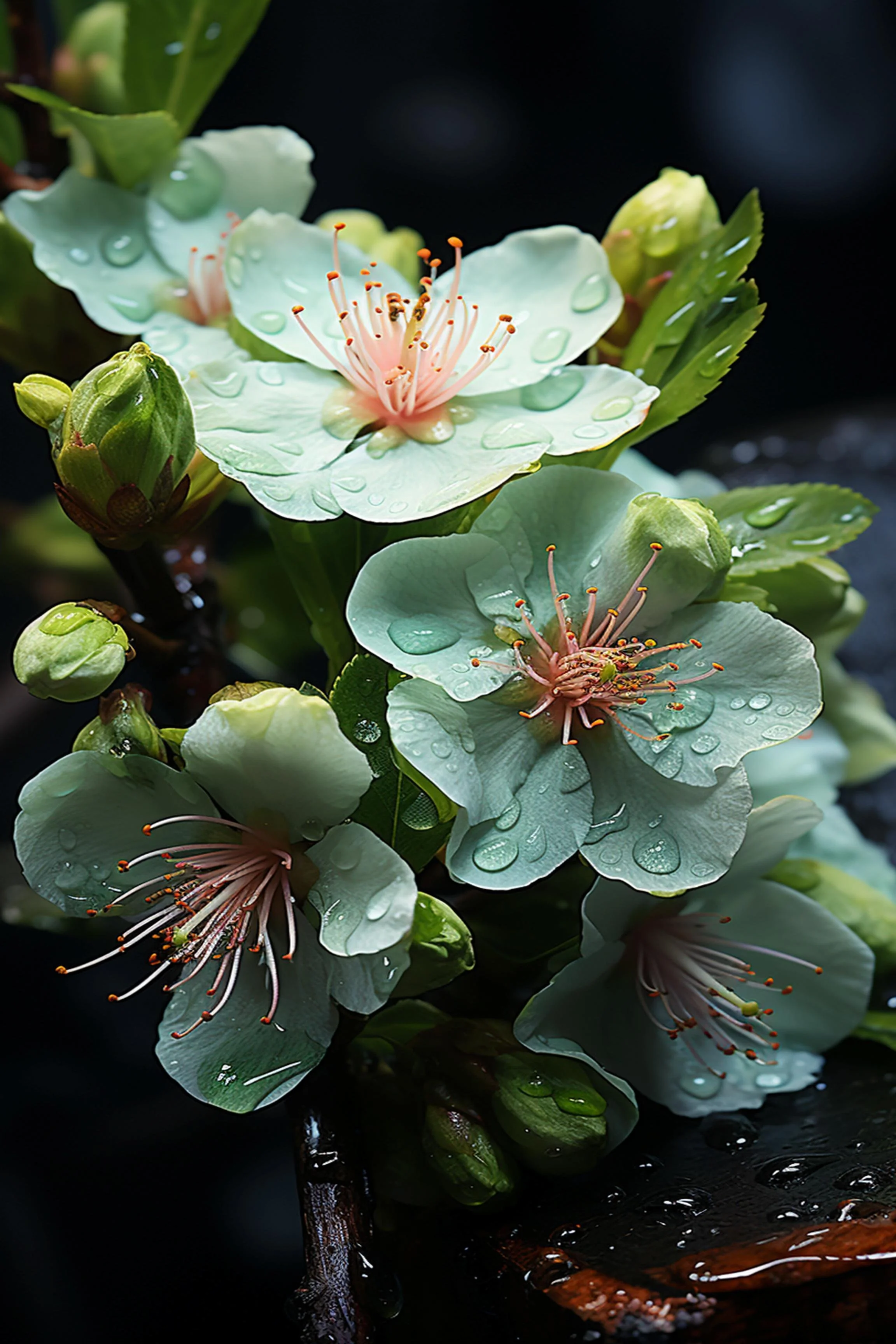#45 FLOWER ART –  Let Nature Bloom Through Art. — 24H × 36W Digital Art Artwork ID: MWS-FLW-045