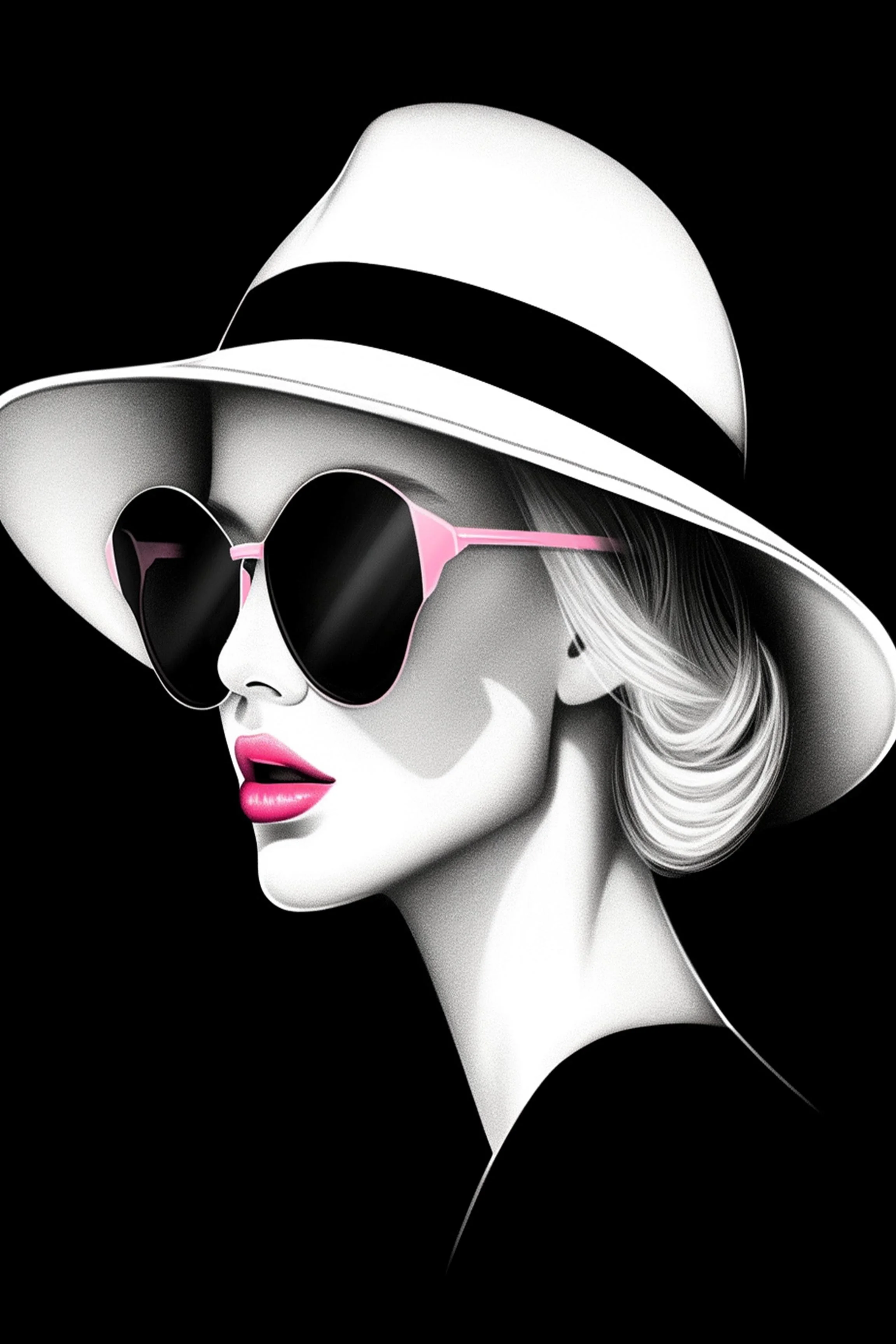 #100 ÉTERNACHIC COLLECTION — Style Changes. Elegance Remains. — 24H × 36W Digital Art — ID; MWS-ETER–00100