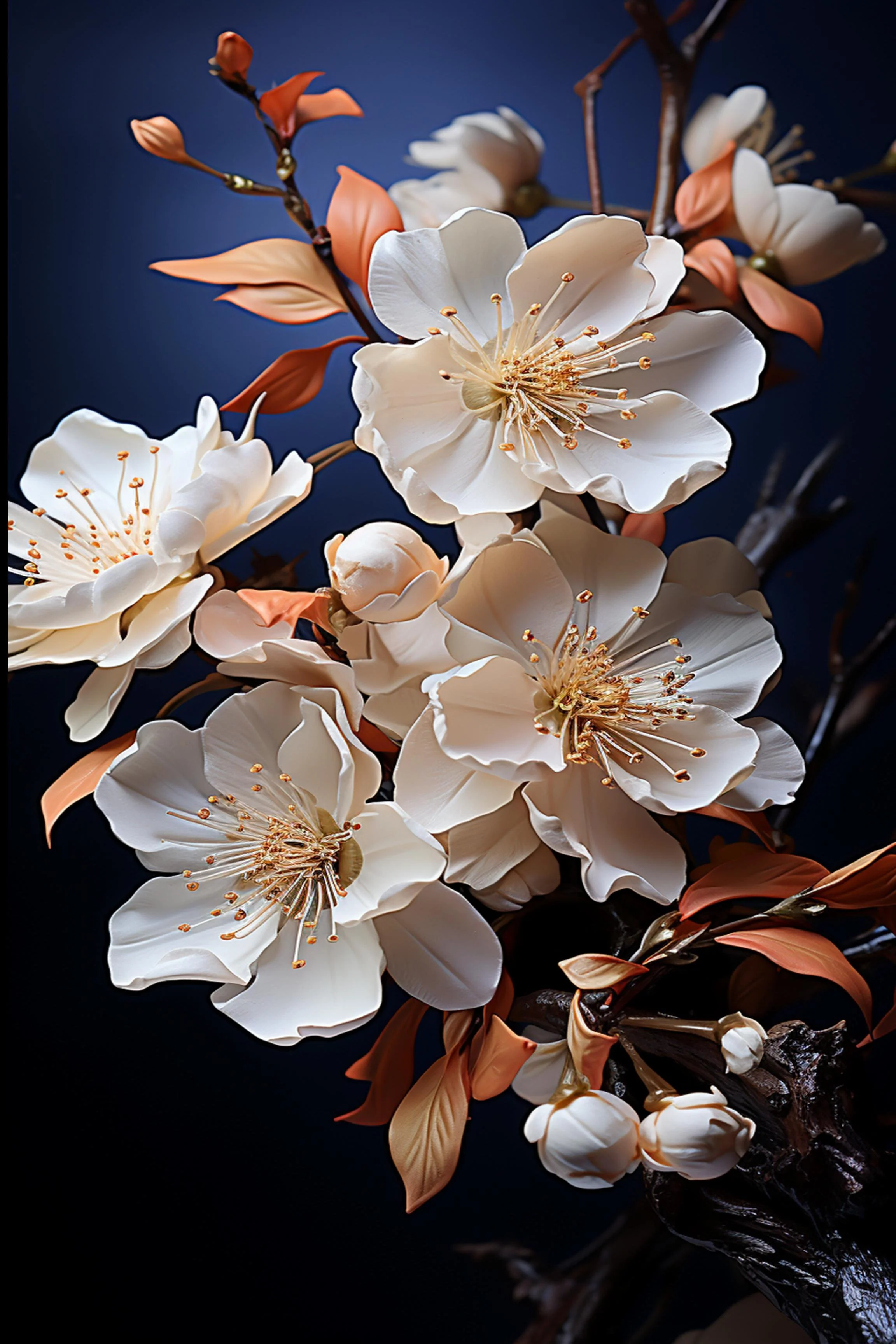 #26 FLOWER ART –  Let Nature Bloom Through Art. — 24H × 36W Digital Art Artwork ID: MWS-FLW-026