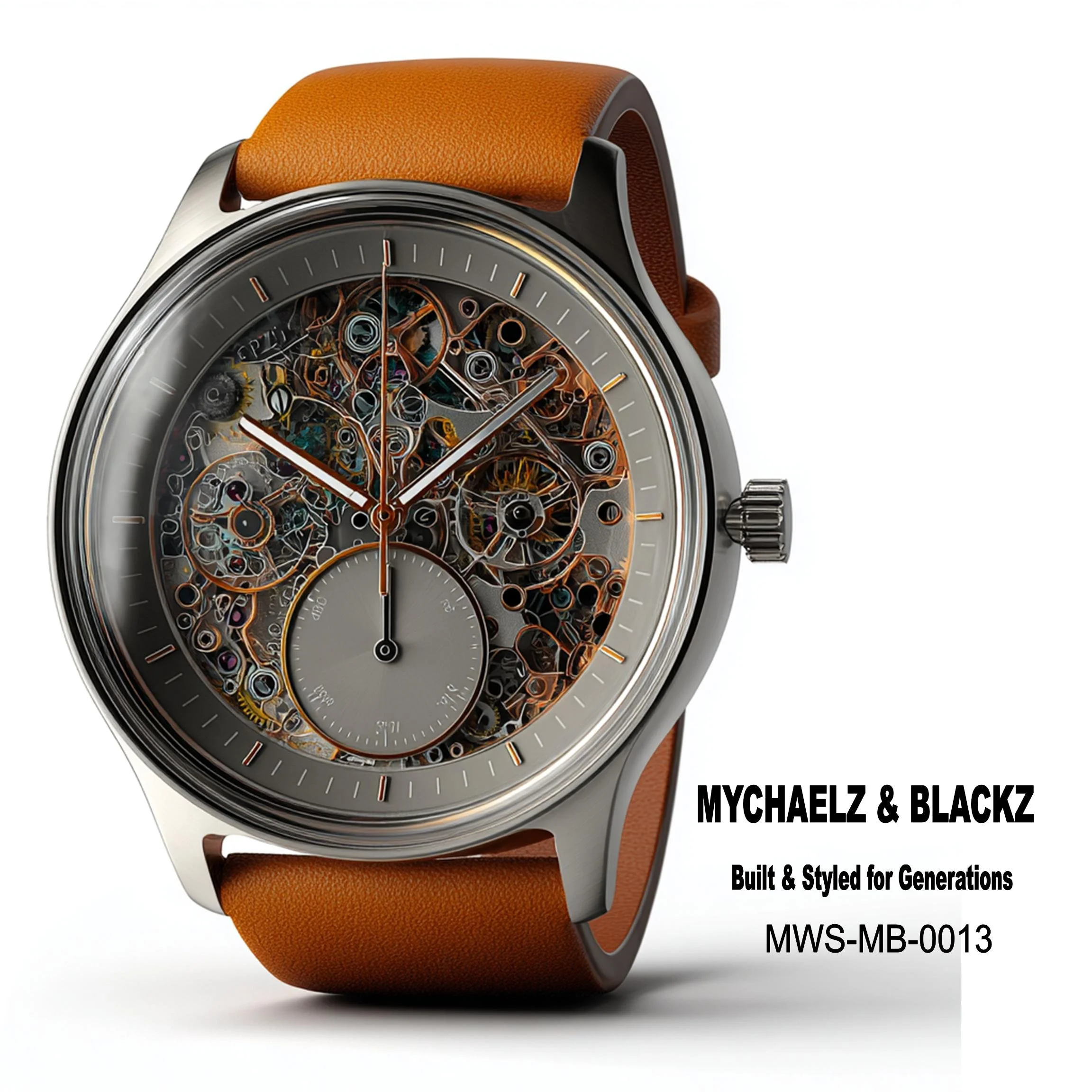 #13 Mychaelz & Blackz Watch — Built & Styled for Generations 24H × 24W Digital Art  - MWS-MB-0013